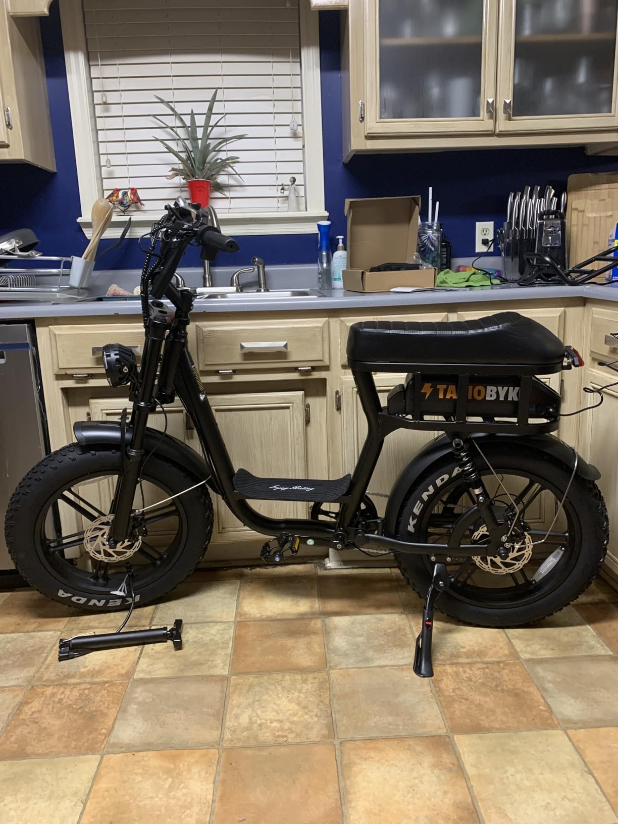 Moped Style 750W/1500W Electric Bike for Adults,28mph/30mph/33mph Ebike&34-80Miles PAS Range,48V15.6ah/18.2ah/ (874Wh) Larger Battery, 20'' Fat Tire Electric Bike,UL 2849 Certified. Customer Review Moped Style 750W/1500W Electric Bike for Adults,28mph/30mph/33mph Ebike&34-80Miles PAS Range,48V15.6ah/18.2ah/ (874Wh) Larger Battery, 20'' Fat Tire Electric Bike,UL 2849 Certified. - Customer Photo 1
