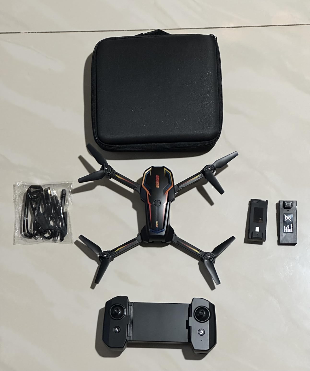 Drone with Camera for Adults, 2K HD FPV Drones with Upgrade Altitude Hold, One-Key Take Off/Landing, Speed Adjustment, Headless Mode, 2 Batteries, Toys Gifts for Teen Boys Girls, Beginner customer photo 1