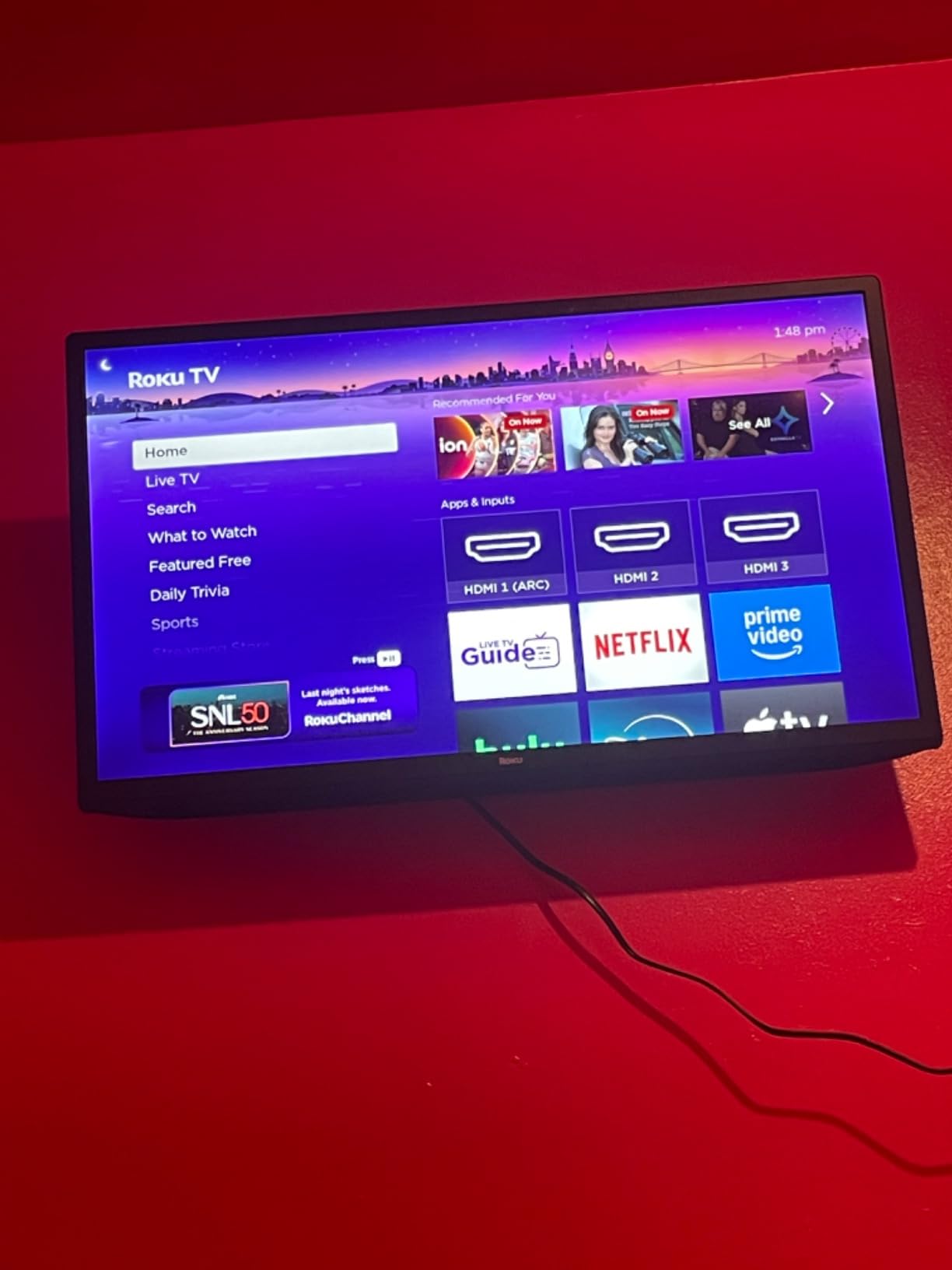Roku Smart TV - 40-Inch Select Series, 1080p Full HD TV - Roku TV with Voice Remote - Flat Screen LED Television with Wi-Fi for Streaming Live Local News, Sports, Family Entertainment customer photo 2