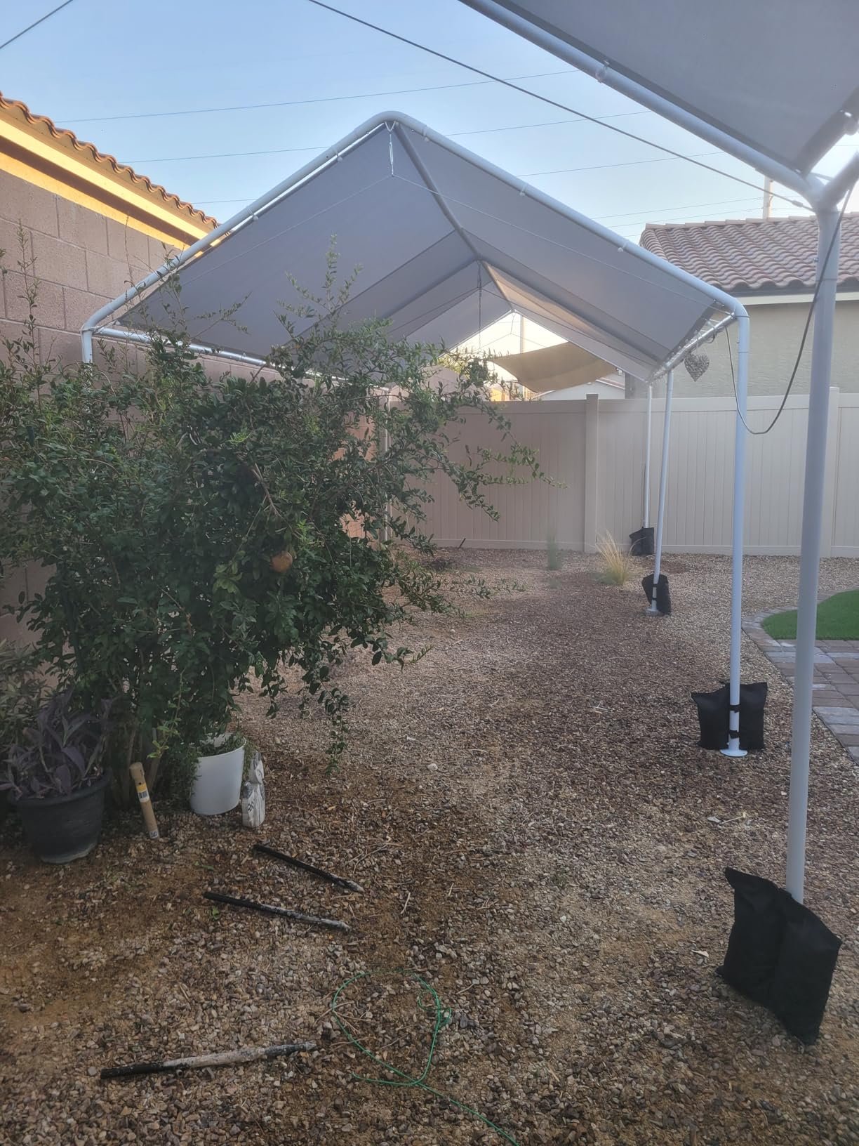Funpynani 30FT Outdoor Misting Cooling System‌ - Patio Garden Kit with ‌Brass Nozzles & UV Tubing‌, DIY Install for ‌Pool, BBQ, Greenhouse‌, Water-Saving High Pressure Cooler - Customer Photo 1
