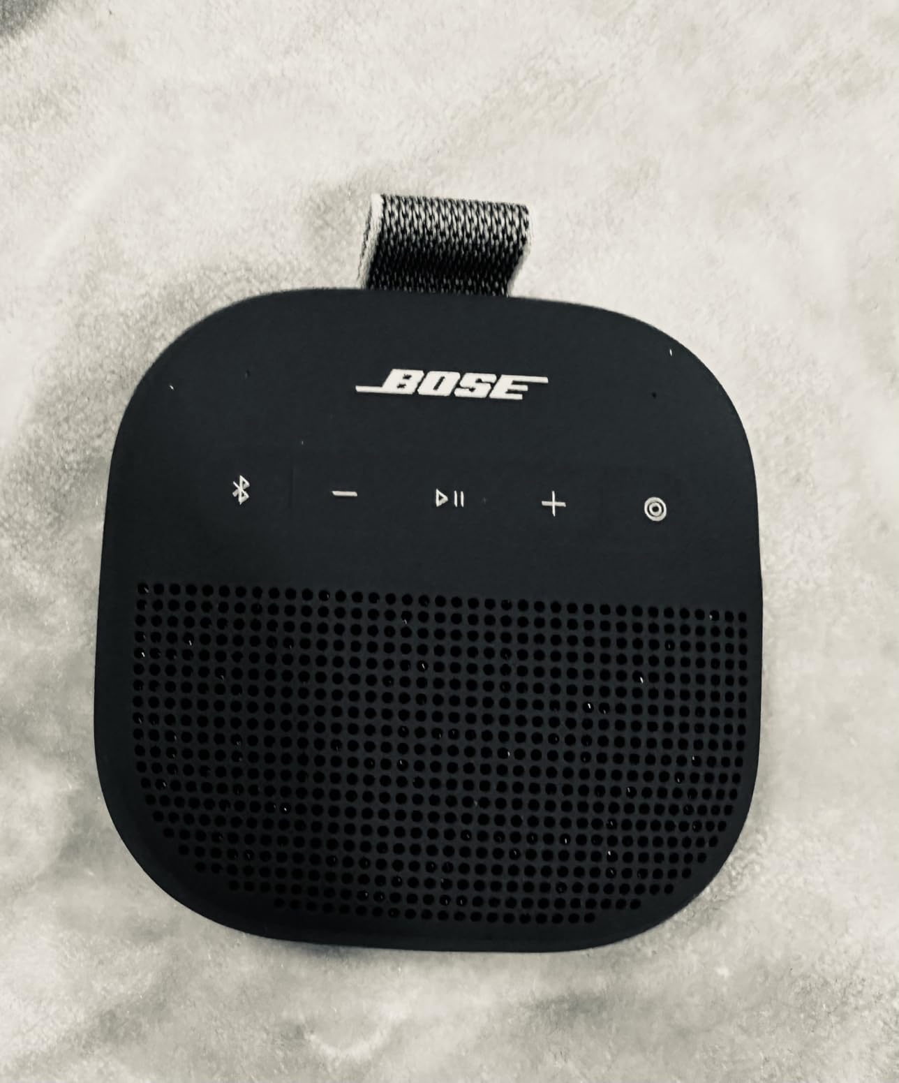 Bose New SoundLink Micro Portable Bluetooth Speaker (2nd Gen), Wireless Outdoor Speaker, Up to 12 Hours Battery Life, Waterproof and Dustproof, Blue Dusk Customer Review Bose New SoundLink Micro Portable Bluetooth Speaker (2nd Gen), Wireless Outdoor Speaker, Up to 12 Hours Battery Life, Waterproof and Dustproof, Blue Dusk - Customer Photo 1