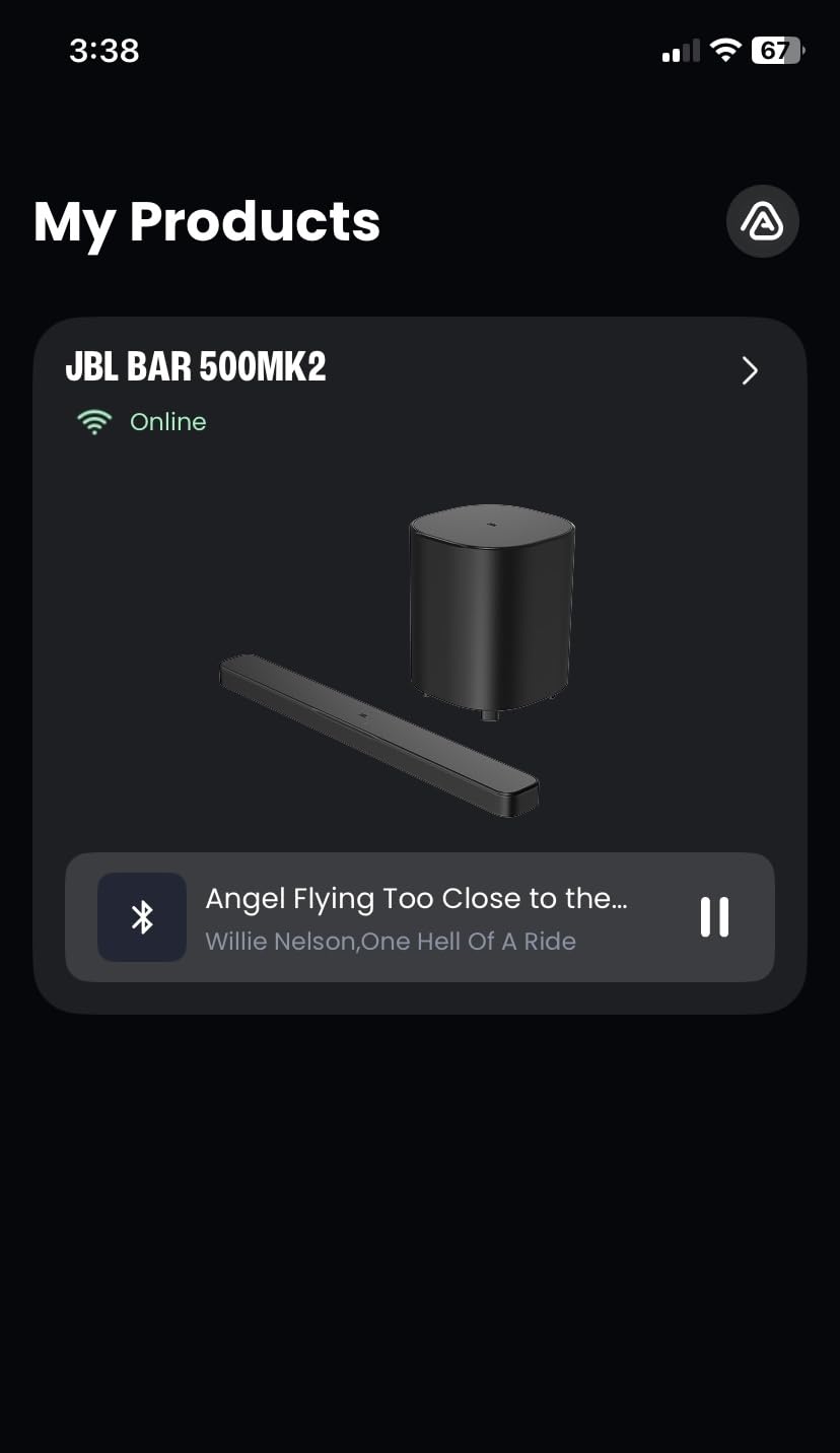 JBL Bar 500MK2-5.1 Channel Soundbar System with Dolby Atmos, 750W with 10