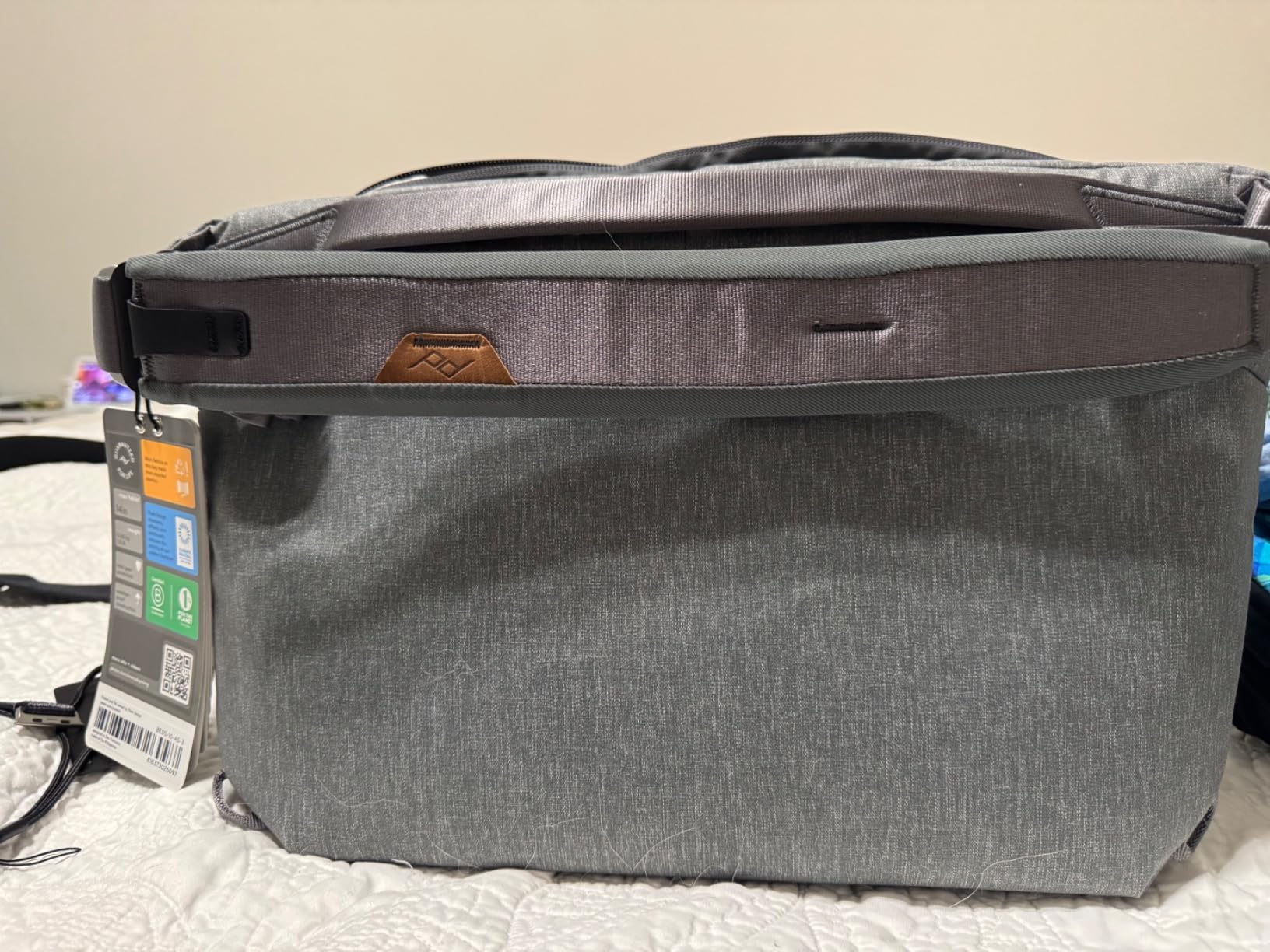 Peak Design Everyday Sling 3L, 6L and 10L, Black, Padded Adjustable Shoulder Strap for Crossbody or Waist Carry, FlexFold Dividers - Customer Photo 1