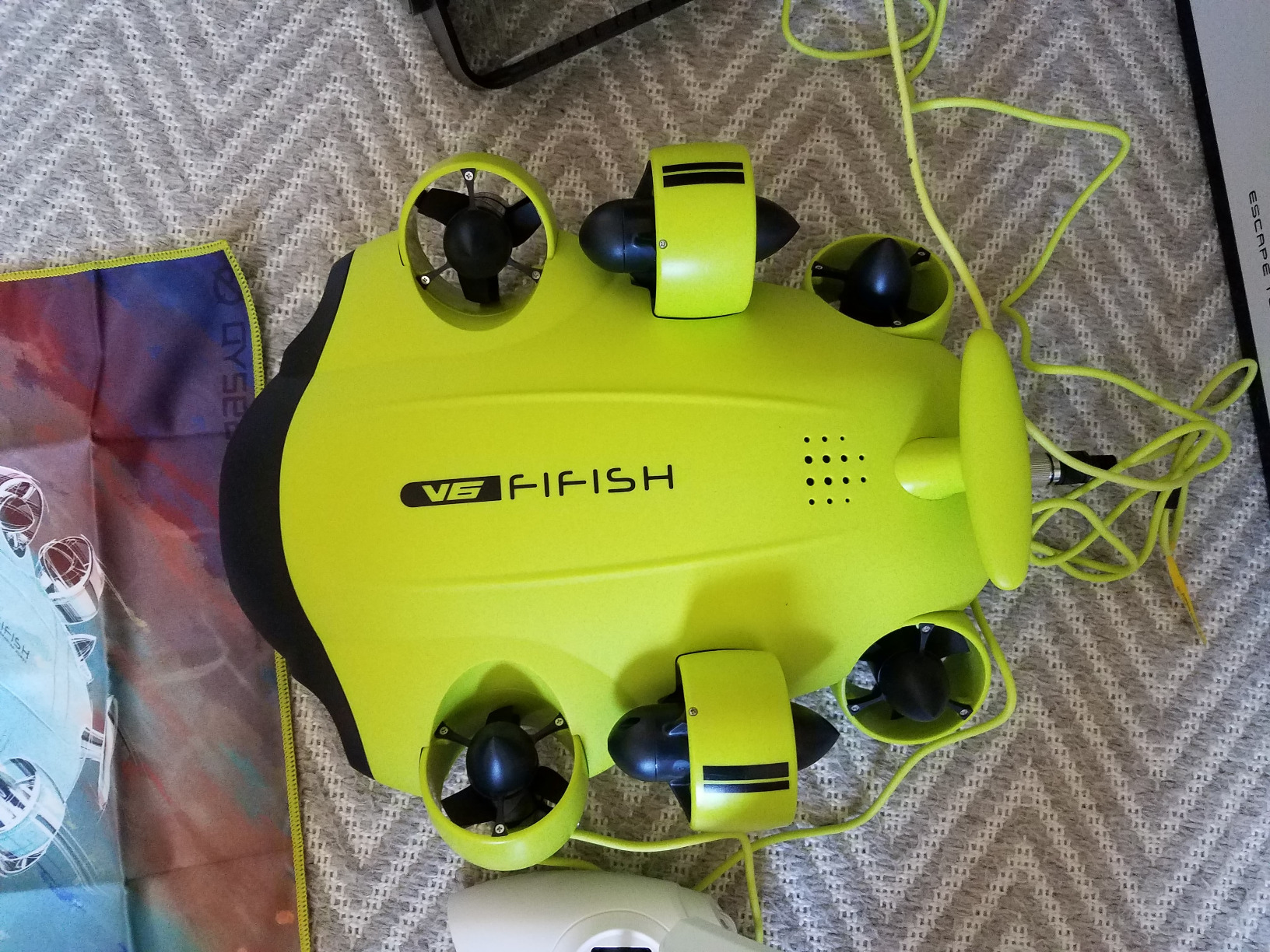 【2025 New】FIFISH V-EVO 4K60FPS Underwater Drone with Robotic Arm, with Removable SD Card, QYSEA AI Vision Lock 360° Omnidirectional Movement Underwater ROV with Depth Hold Customer Review 【2025 New】FIFISH V-EVO 4K60FPS Underwater Drone with Robotic Arm, with Removable SD Card, QYSEA AI Vision Lock 360° Omnidirectional Movement Underwater ROV with Depth Hold - Customer Photo 1