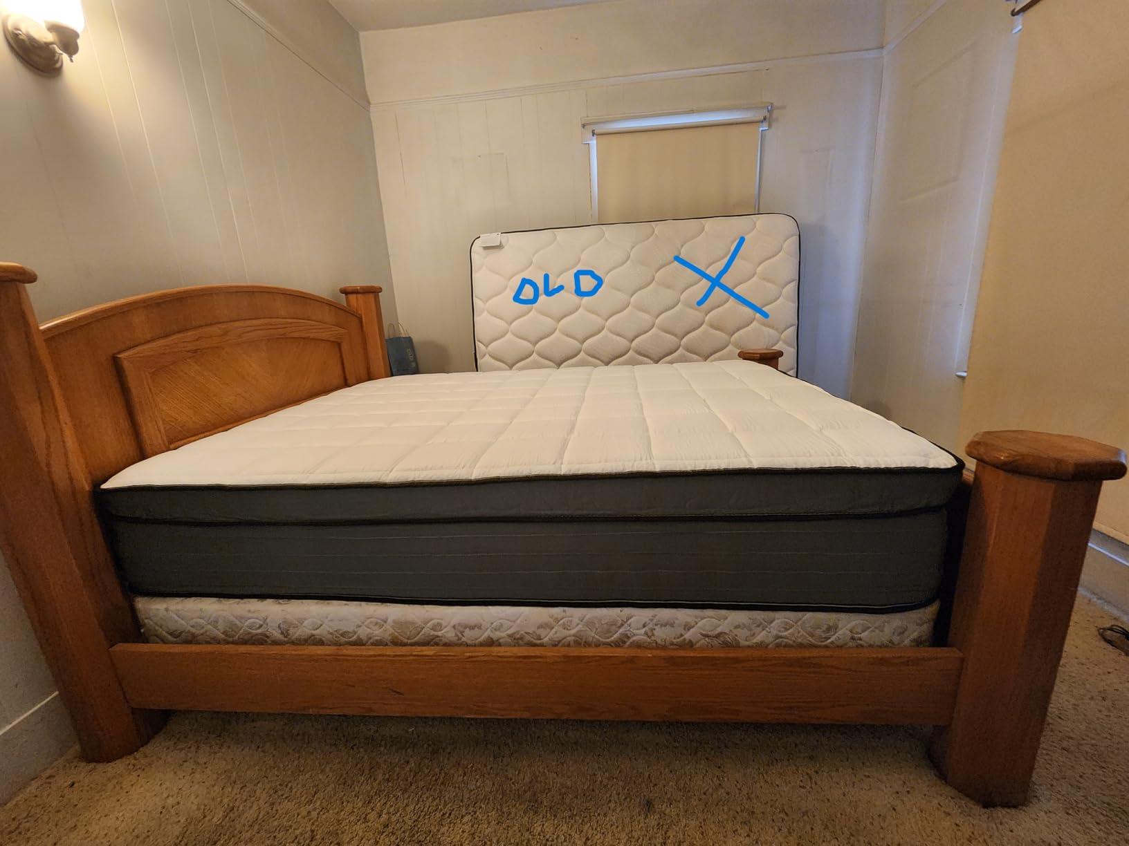California King Mattress, 12 Inch Cal King Hybrid Mattress with Motion Isolation Pocketed Springs & Pressure Relief Gel Memory Foam, Medium Firm Cali King Mattress in a Box, CertiPUR-US - Customer Photo 2