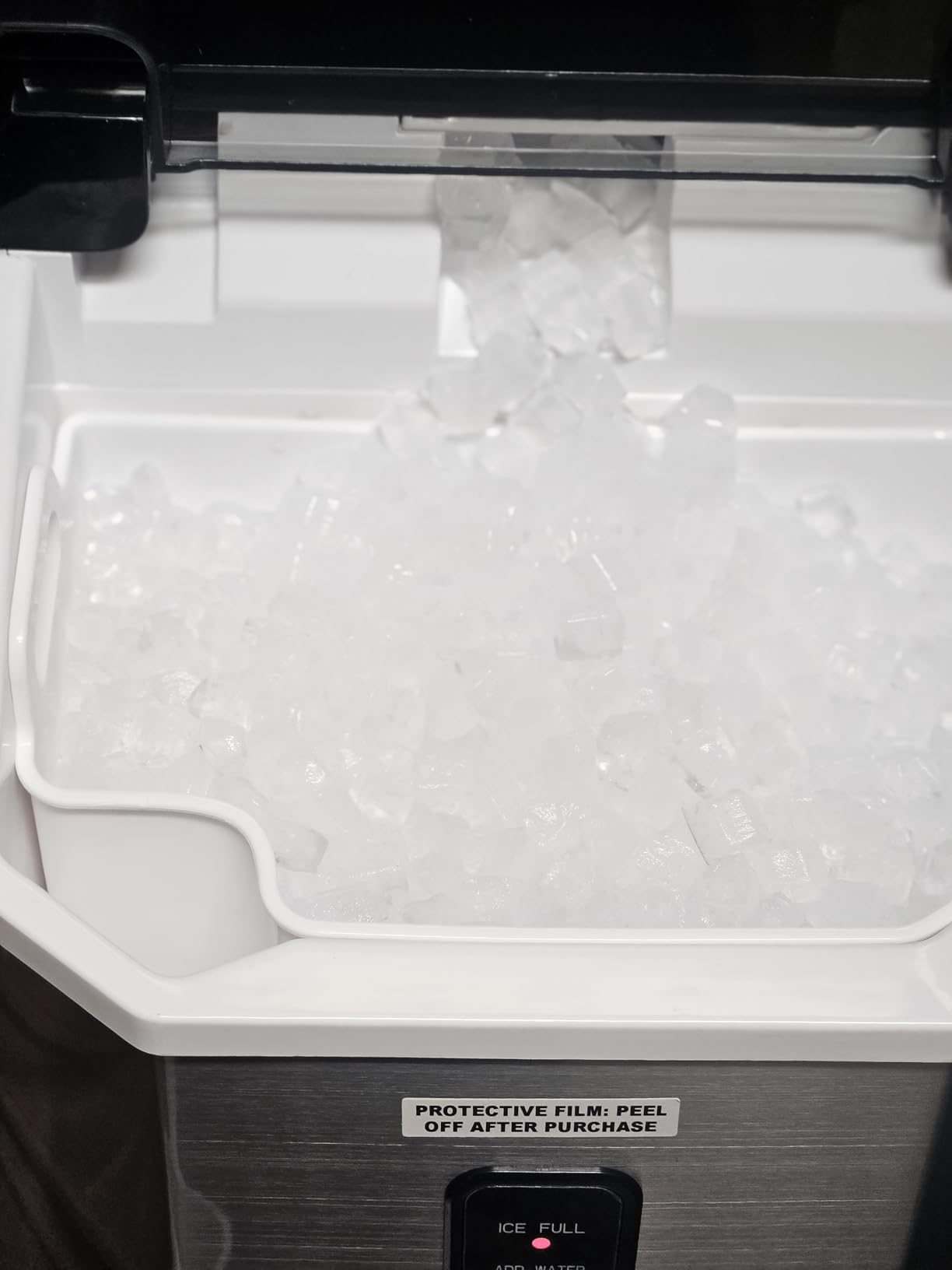 Antarctic Star Nugget Ice Makers Countertop with Self-Cleaning, 35lbs/24H, Portable Sonic Ice Maker Machine with Handle/Basket/Scoop for Home, Kitchen, Office, Camping(Stainless Steel Silver) Customer Review Antarctic Star Nugget Ice Makers Countertop with Self-Cleaning, 35lbs/24H, Portable Sonic Ice Maker Machine with Handle/Basket/Scoop for Home, Kitchen, Office, Camping(Stainless Steel Silver) - Customer Photo 2