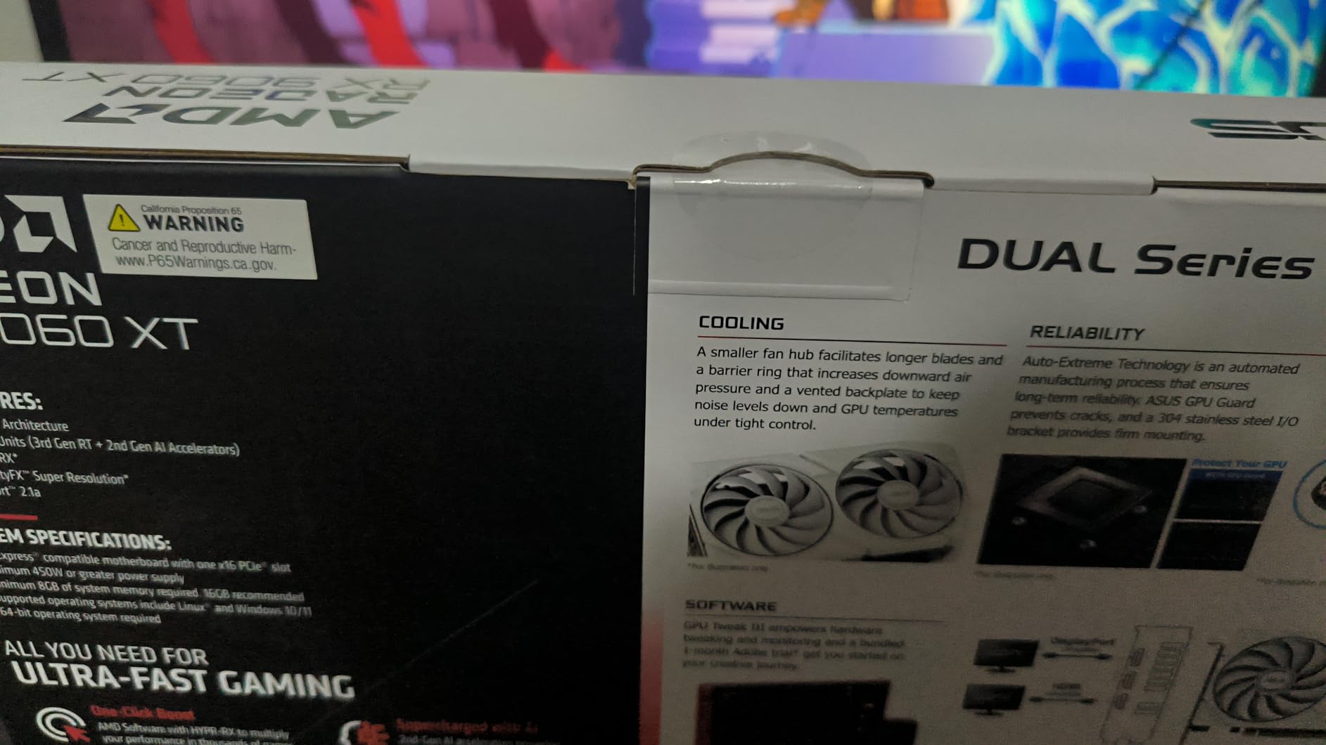 ASUS Dual Radeon RX 9060 XT 16GB GDDR6 Graphics Card (PCIe 5.0, HDMI 2.1b, DisplayPort 2.1a, 2.5-Slot Design, Axial-tech Fan Design, 0dB Technology, and More) customer photo 2