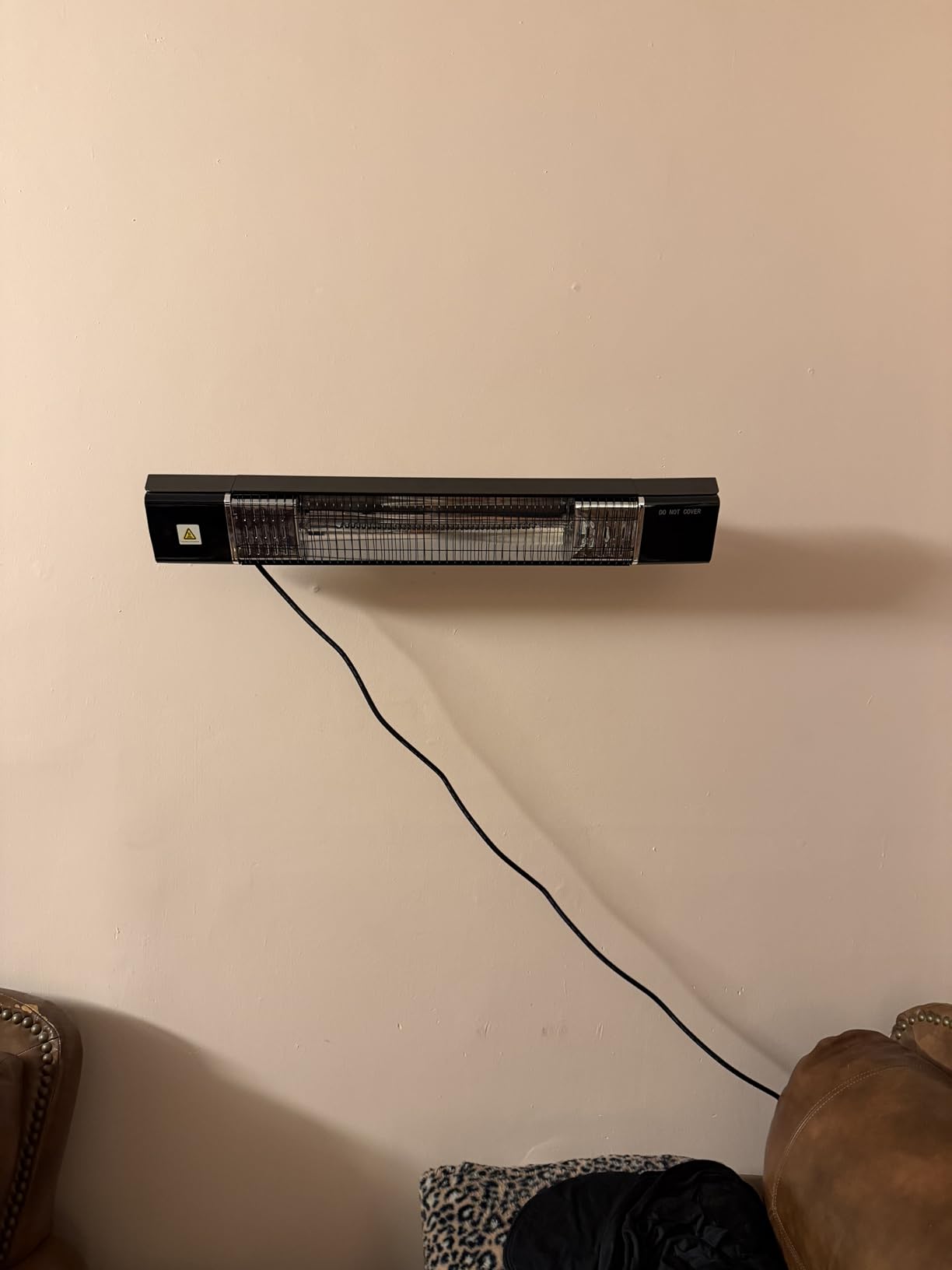 Wall-Mounted Electric Patio Heater, 34