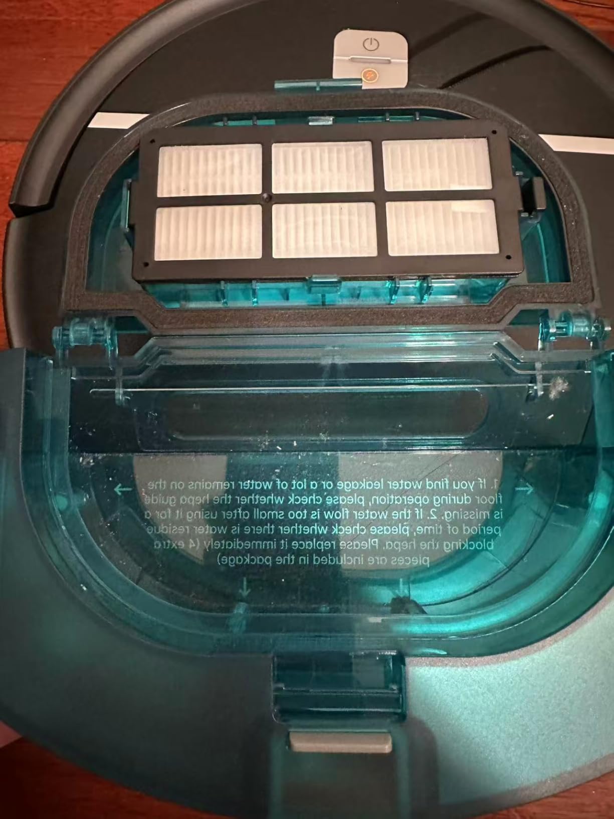 ECOHOME Robot Vacuum and Mop Combo,3500Pa Powerful Suction, with Wi-Fi/App/Remote,2 in 1 Mopping Robot Vacuum Cleaner,Dustbin and Watertank, for Pet Hair,Hard Floors and Low Pile Carpet,Black Customer Review ECOHOME Robot Vacuum and Mop Combo,3500Pa Powerful Suction, with Wi-Fi/App/Remote,2 in 1 Mopping Robot Vacuum Cleaner,Dustbin and Watertank, for Pet Hair,Hard Floors and Low Pile Carpet,Black - Customer Photo 1
