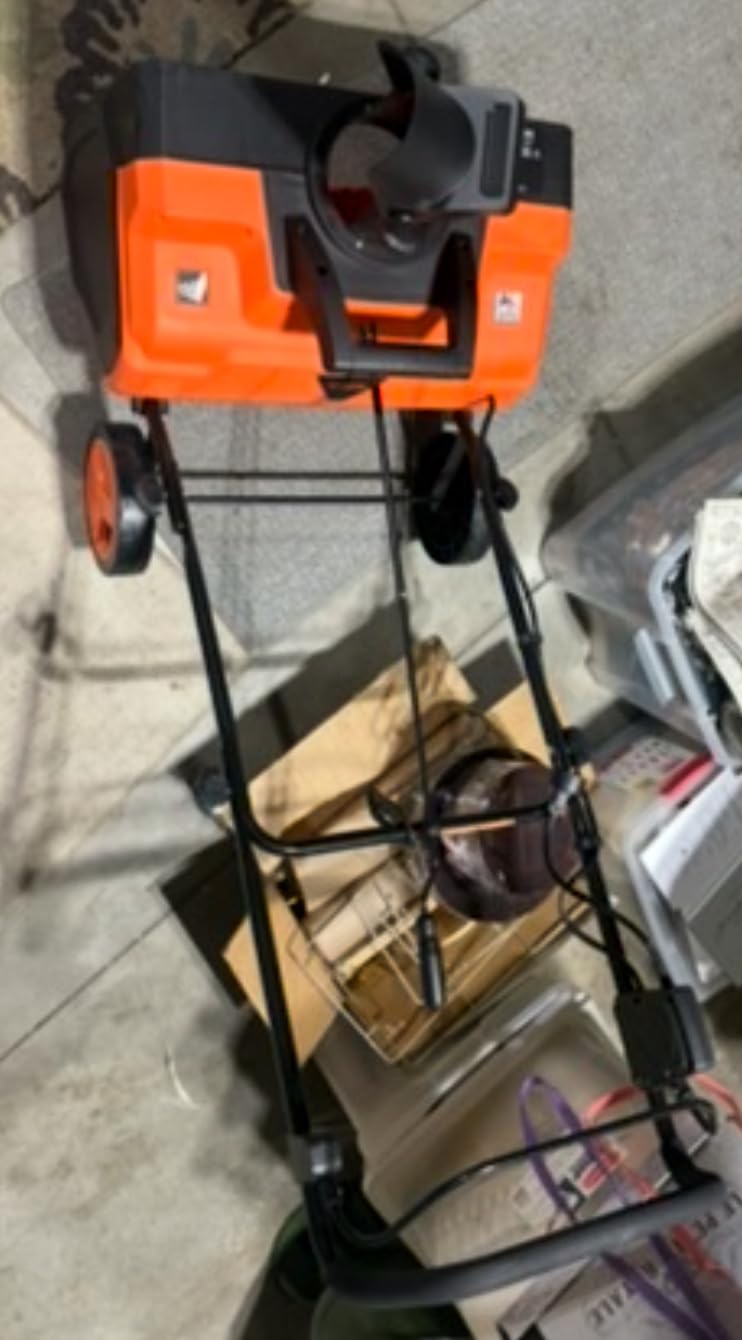 VEVOR Electric Snow Blower, 20 inch 15A Corded Snow Thrower with Dual LED Headlights & 180° Rotating Chute, 25FT Throwing Distance, 12 VEVOR Electric Snow Blower, 20 inch 15A Corded Snow Thrower with Dual LED Headlights & 180° Rotating Chute, 25FT Throwing Distance, 12