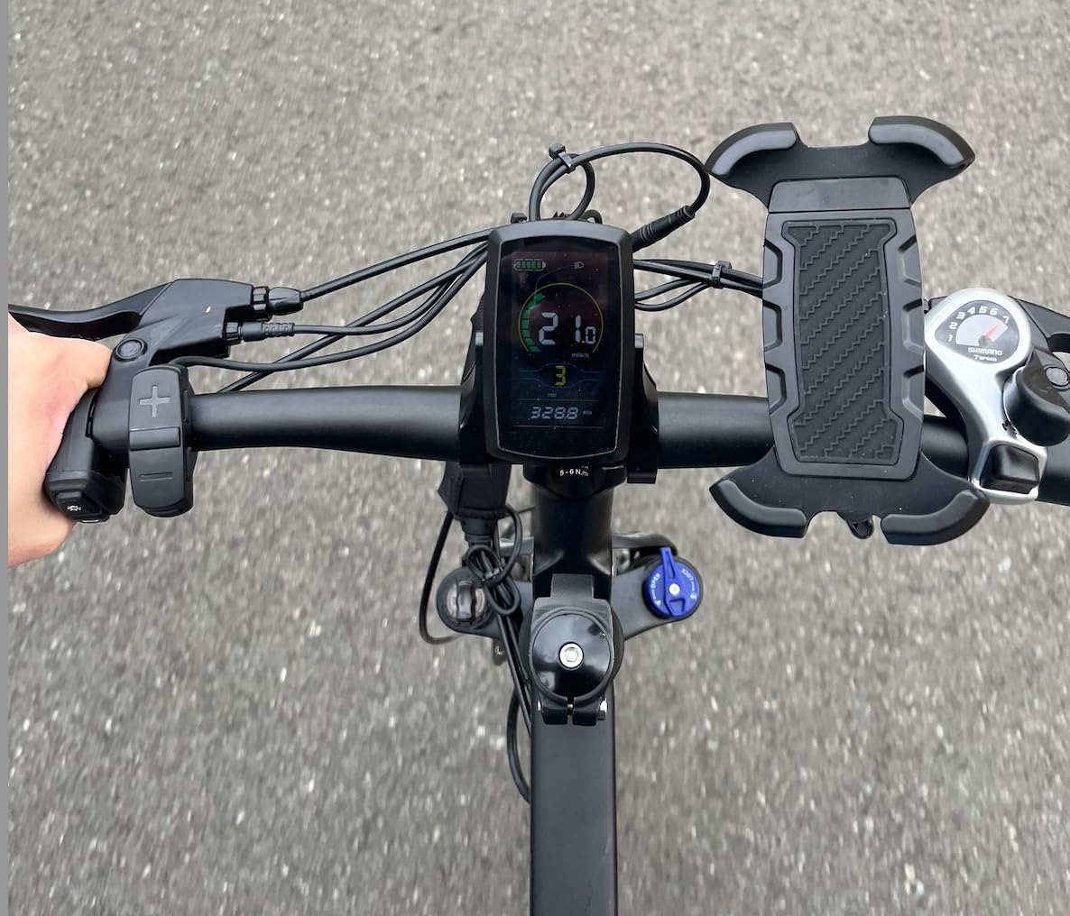 Jasion EB5 Electric Bike for Adults with Peak 750W Brushless Motor, 40Miles 20MPH Commuting Electric Mountain Bike with 360Wh Removable Battery, 7-Speed, 26