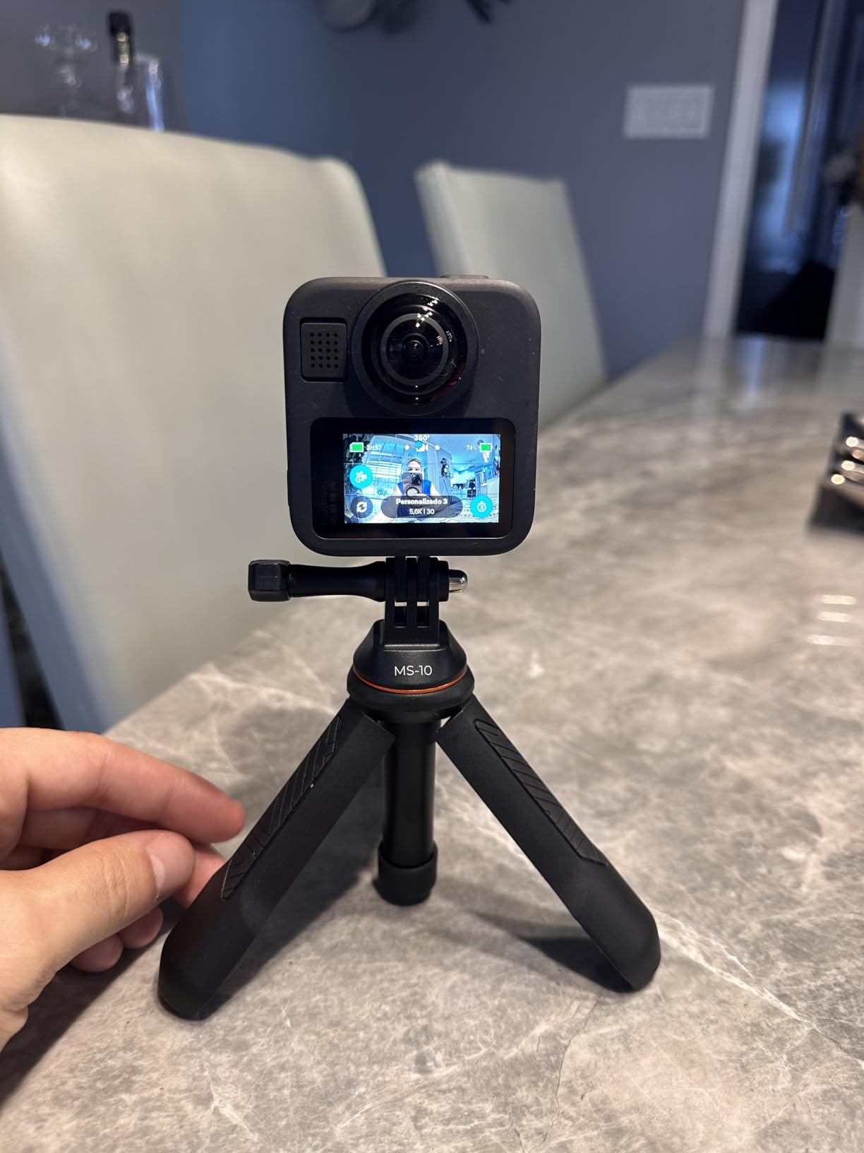 GoPro MAX2 - Waterproof 360 + Traditional Action Camera with Touch Screen, Spherical 8K Video, 29MP 360 Photos, Easy Replaceable Lenses, HyperSmooth Stabilization, 6 Microphones Customer Review GoPro MAX2 - Waterproof 360 + Traditional Action Camera with Touch Screen, Spherical 8K Video, 29MP 360 Photos, Easy Replaceable Lenses, HyperSmooth Stabilization, 6 Microphones - Customer Photo 1