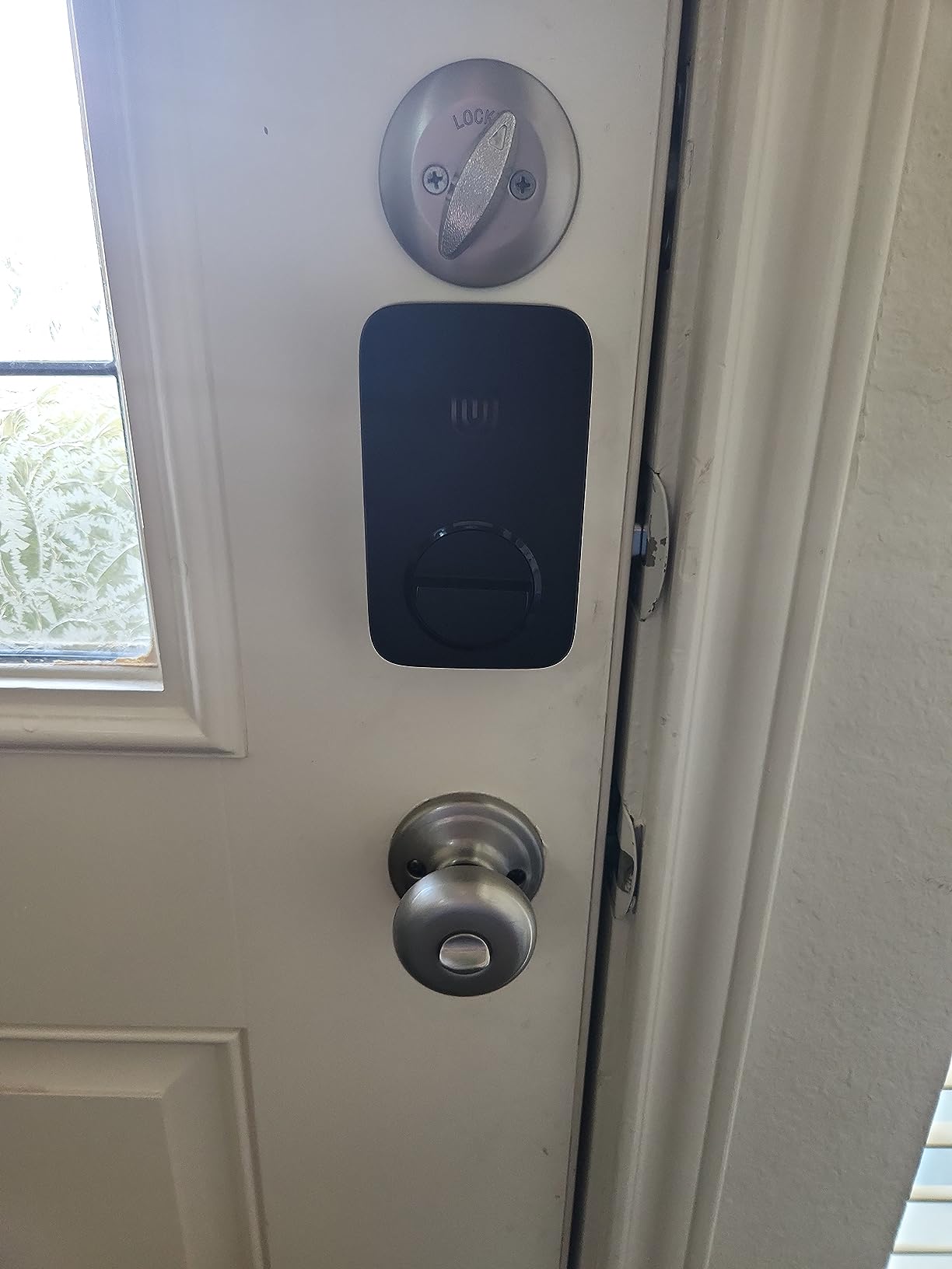 ULTRALOQ Bolt Smart Lock, Built-in Wi-Fi, Matter Over Thread, Works with Apple Home, Alexa, Google, 7-in-1 Keyless Entry Deadbolt with Fingerprint ID, App, Keypad, Remote Control, 18 Months Battery - Customer Photo 2