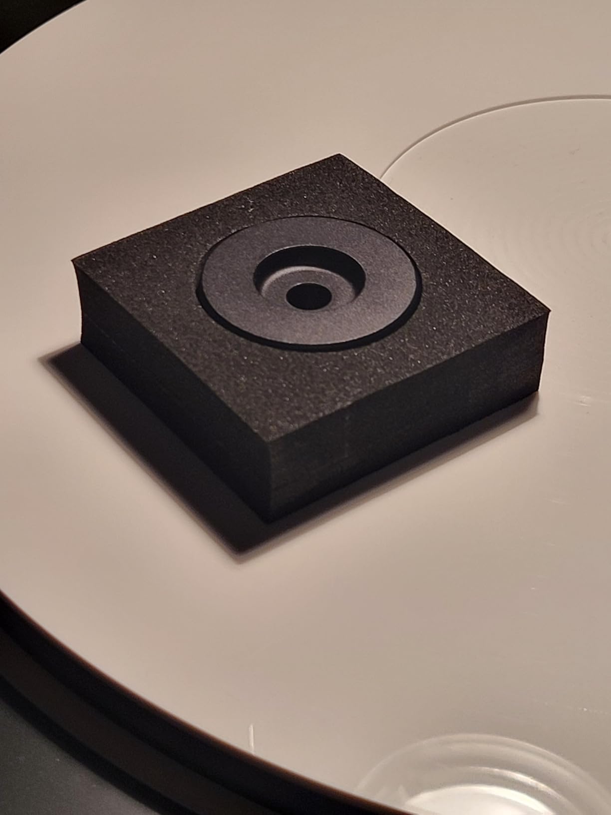 Belt Drive Turntable for Vinyl Record Player,Work with Bluetooth Speakers or Active Speaker,Built-in Phono Pre-amp,USB Digital Output,Magnetic Cartridge, 33/45 RPM,High-Gloss Wood Design - Customer Photo 2