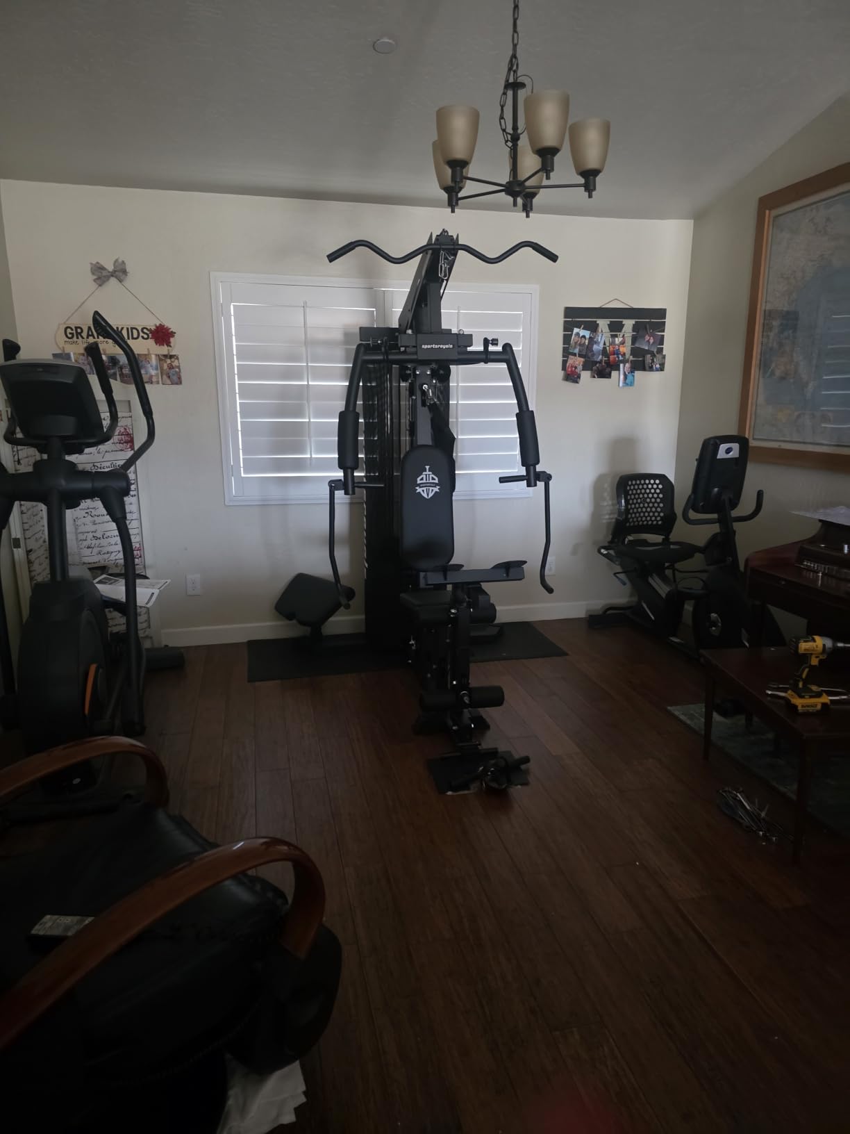 Sportsroyals Home Gym Equipment, 150LBS Weight Stack, Full Body Workout Machine with Pulley System for Strength Training Customer Review Sportsroyals Home Gym Equipment, 150LBS Weight Stack, Full Body Workout Machine with Pulley System for Strength Training - Customer Photo 3