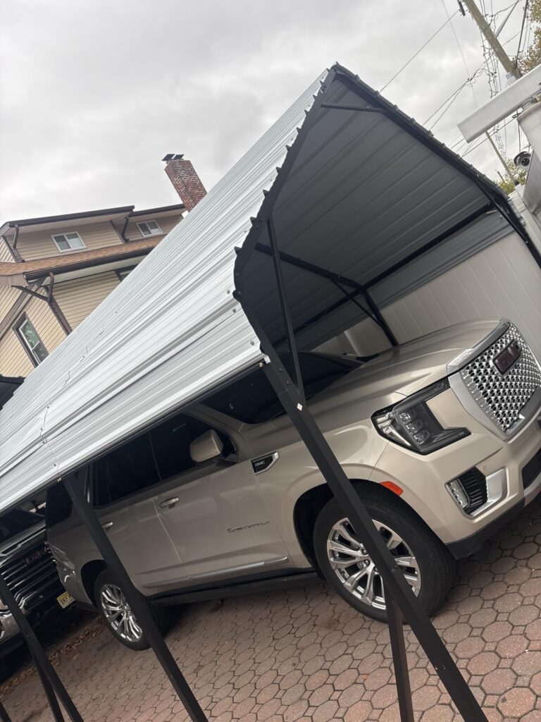GarveeLife 12x20 FT Metal Carport, Enclosed Car Port with Reinforced Frame and Steel Roof for All-Weather Use, Metal Garage Shed for Full-Sized Pickup Trucks Customer Review Best Metal Storage Buildings
