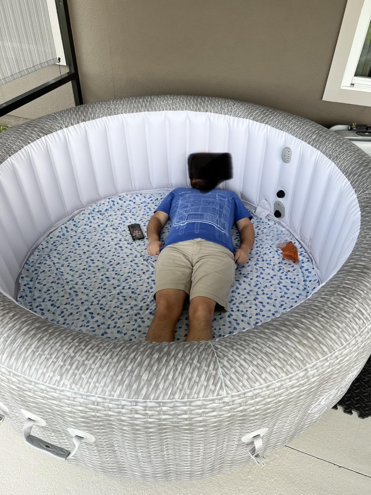 Coleman Sicily Energy-Efficient AirJet Inflatable Hot Tub 5-7 Person with App-Control - Customer Photo 2