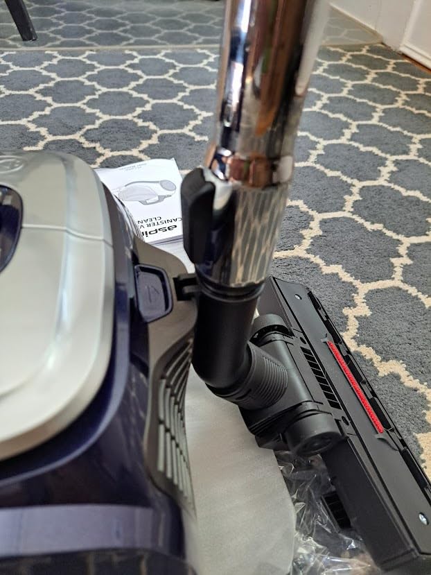 Aspiron Canister Vacuum, Upgraded 1600W Bagless Canister Vacuum Cleaner, Auto Cord Rewind, H13 HEPA Filter, 4Qt Large Capacity, 5 Tools for Hard Floors, Carpet, Pet, Upholstery, Tiles, Indigo - Customer Photo 3