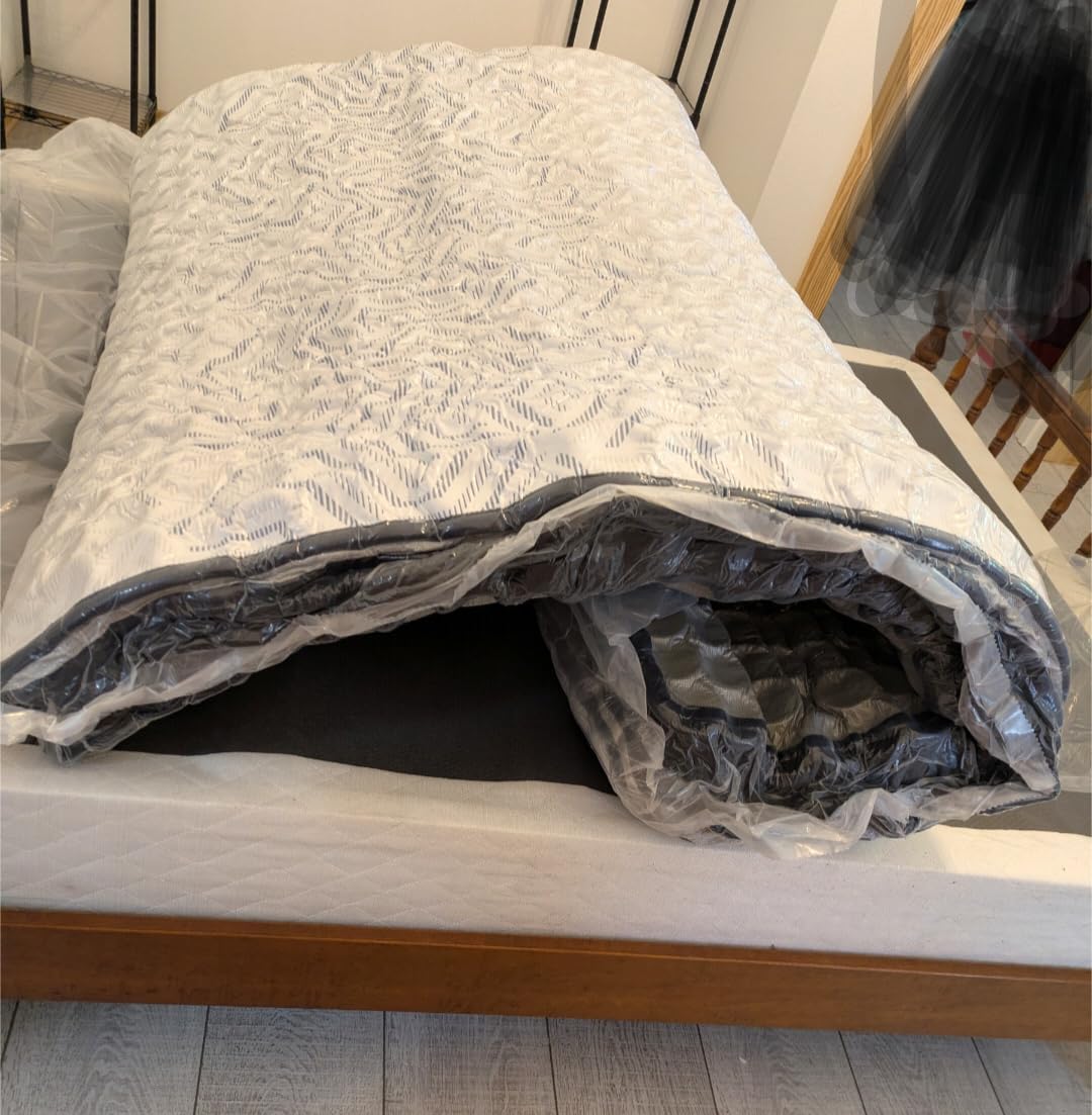 Extra Firm Queen Mattress 14 Inch, Deep Sleep Hybrid Mattress for Lumbar Support & Back Side Sleepers, Pain Relief Mattresses in a Box with Pocket Springs & Cooling Gel - 365-Night Trial, CertiPUR-US - Customer Photo 3