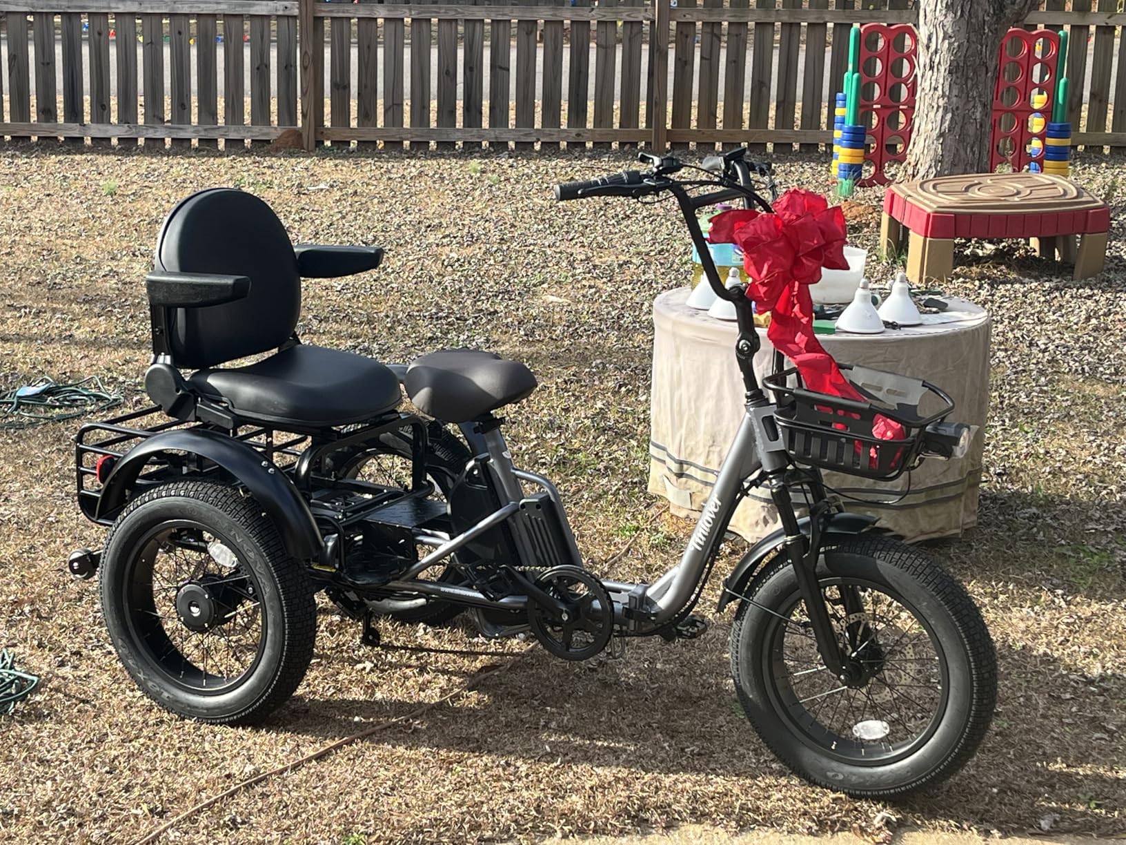 Folding Electric Tricycle for Adults 2 Seater, 22MPH 100 Miles 4 Folding Electric Tricycle for Adults 2 Seater, 22MPH 100 Miles 4