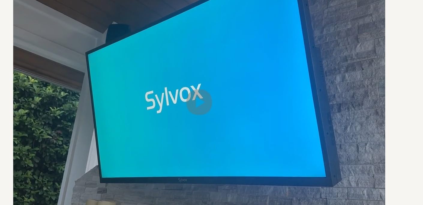 SYLVOX Outdoor TV, 75 inch Full Sun TV 2000 Nits, Ultra-Narrow Bezel, 4K Smart Google Television, IP56 Waterproof, Dual Speakers, for Poolside, Yard, Business (Frameless Pro Series) Customer Review SYLVOX Outdoor TV, 75 inch Full Sun TV 2000 Nits, Ultra-Narrow Bezel, 4K Smart Google Television, IP56 Waterproof, Dual Speakers, for Poolside, Yard, Business (Frameless Pro Series) - Customer Photo 1