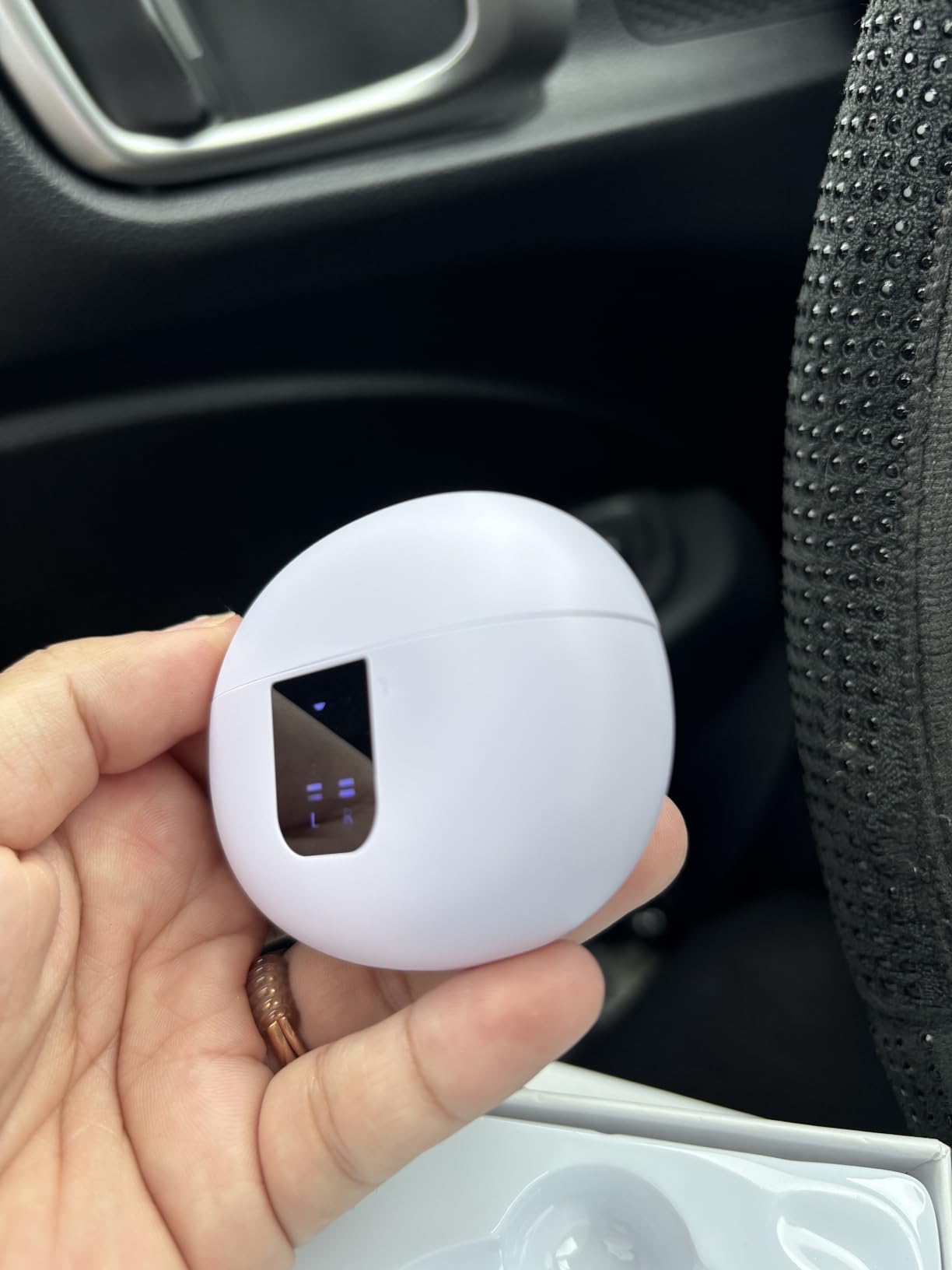 Wireless Earbuds ANC&ENC Bluetooth 5.4 Earphones in Ear Transparency Mode Ear Buds with Dual Noise Cancelling Mic, Deep Bass Stereo Sound, LED Display 36H Playtime Wireless Headphones IP7 Waterproof - Customer Photo 1