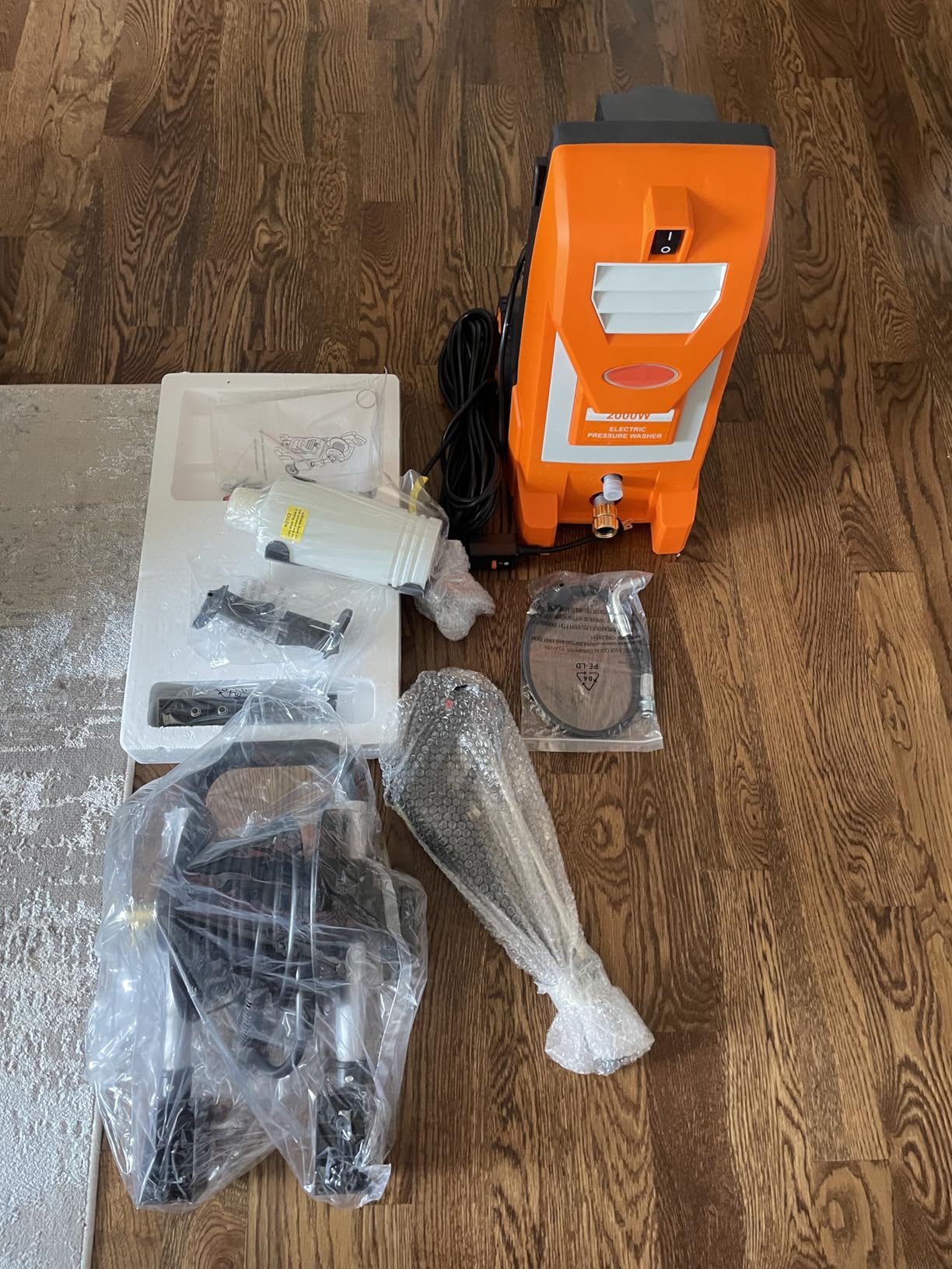 Professional 4200PSI 4GPM 212CC Gas Pressure Washer, 7.0 HP Commercial Gas Power Washer with 1L Foam Bottle 5 Nozzles 25FT Hose for Home Car Fence Driveway Yard (EPA/CARB/ETL Compliant), Quick, 66LBS - Customer Photo 2