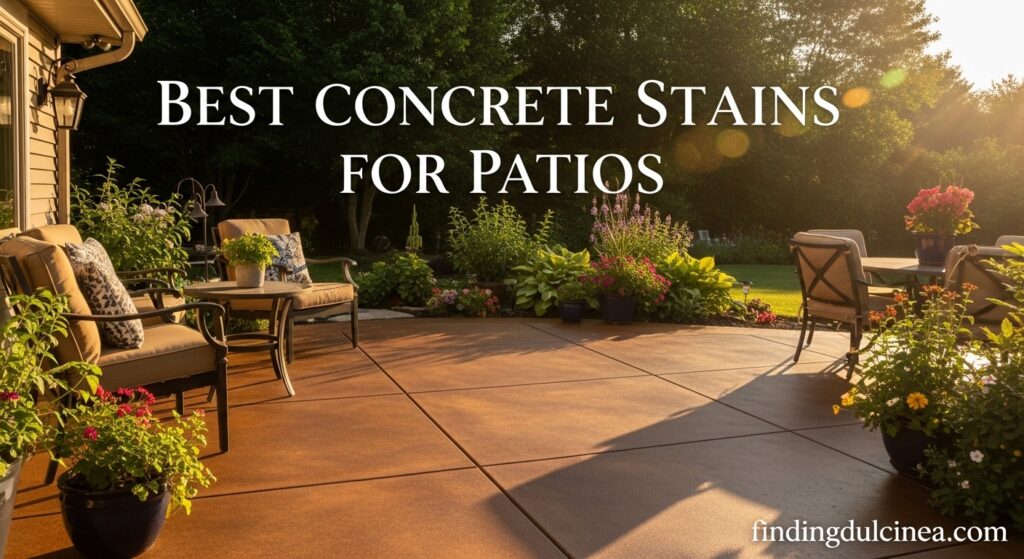 Current image: Best Concrete Stains for Patios