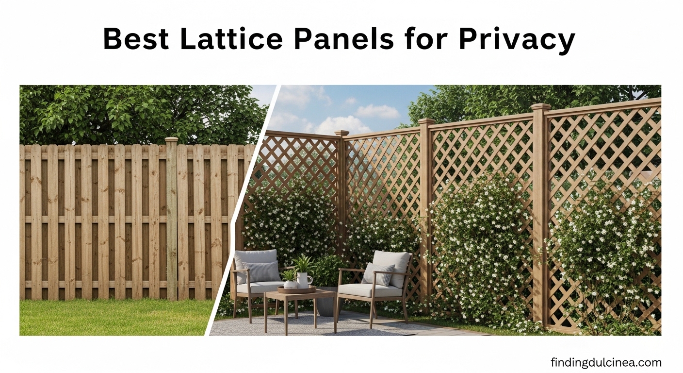 Best Lattice Panels for Privacy