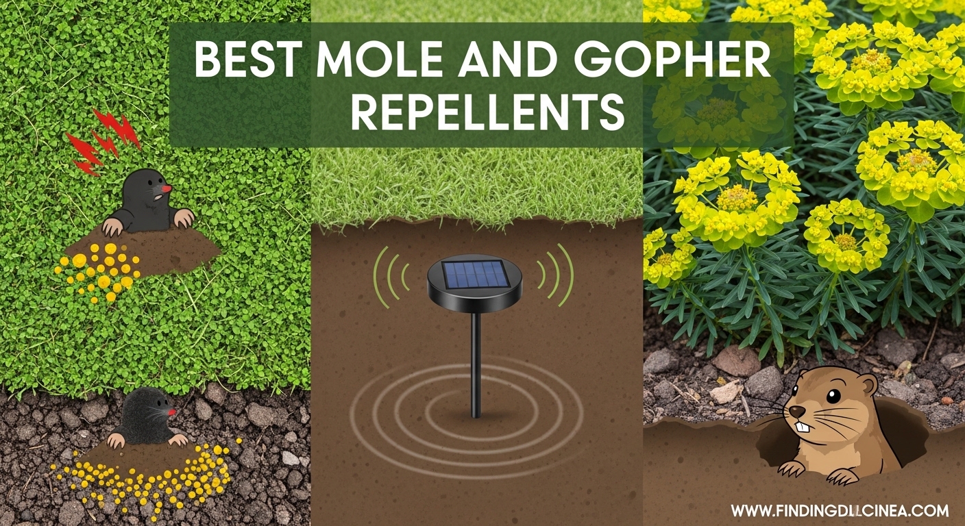 Best Mole and Gopher Repellents
