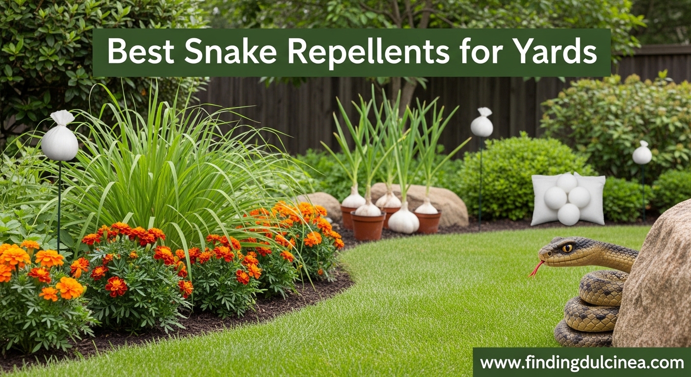 Best Snake Repellents for Yards