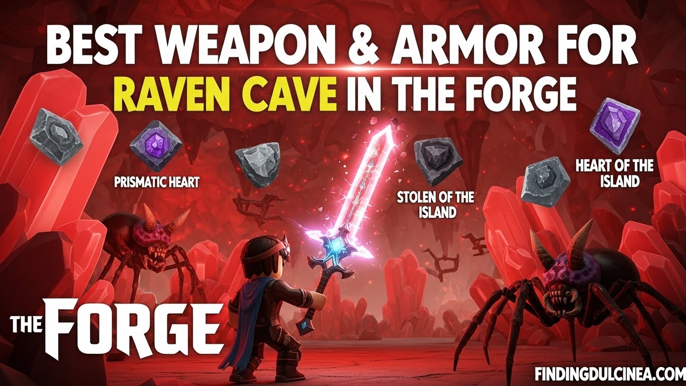 Best Weapon & Armor for Raven Cave in the forge