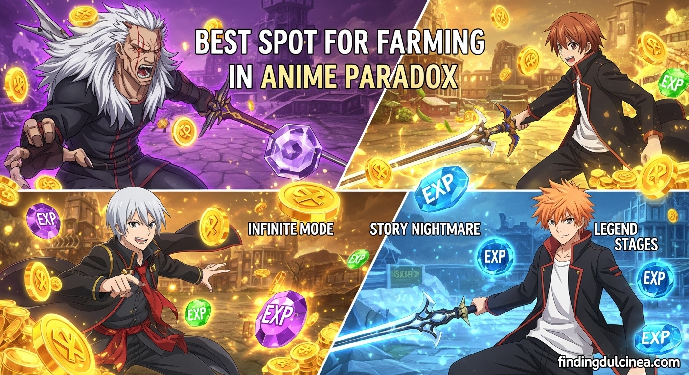 Best spot for Farming in Anime Paradox