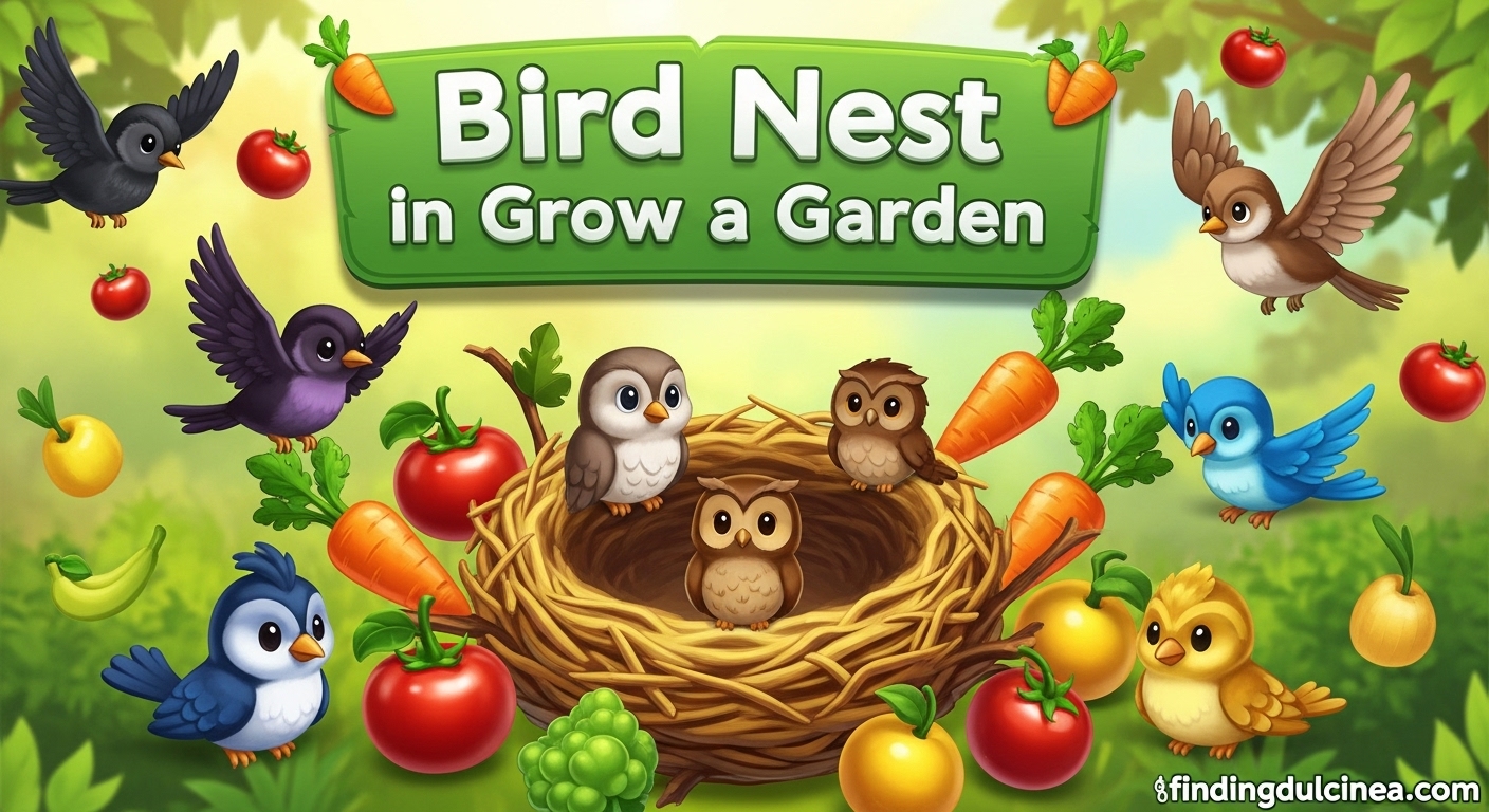 Bird Nest in Grow a Garden