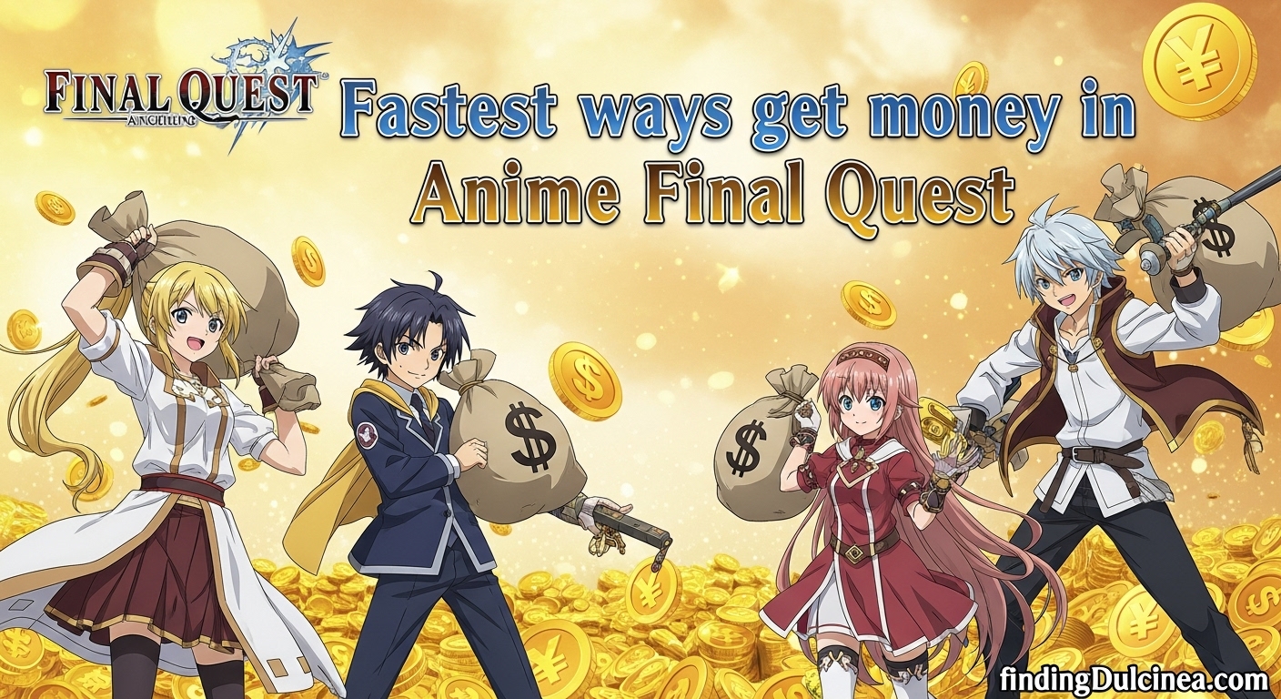 Fastest ways to get money in Anime Final Quest