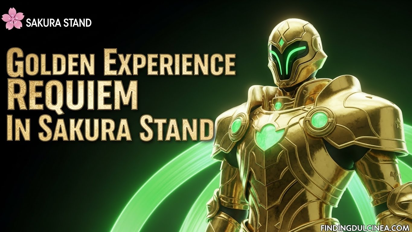 Golden Experience Requiem In Sakura Stand