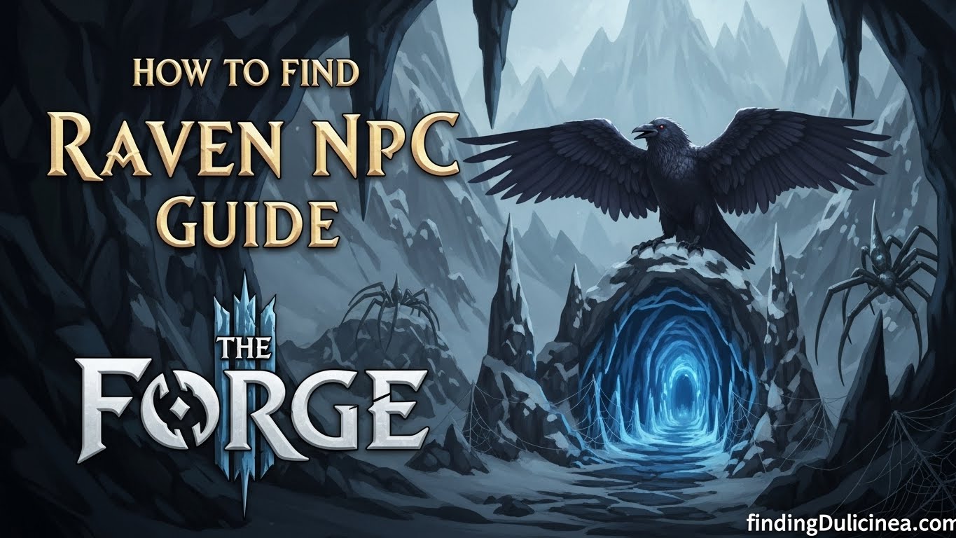 How to Find Raven NPC in The Forge