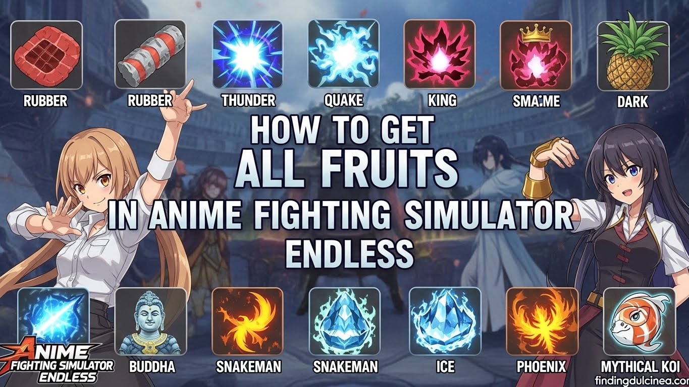 How to Get All Fruits in Anime Fighting Simulator Endless
