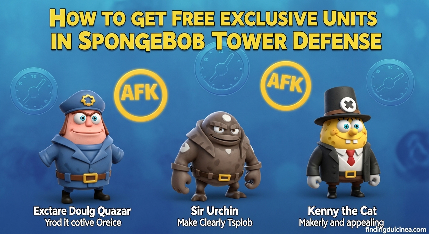 How to Get Free Exclusive Units in SpongeBob Tower Defense