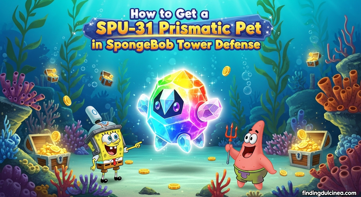 How to Get SPU-31 Prismatic Pet in Spongebob Tower Defense