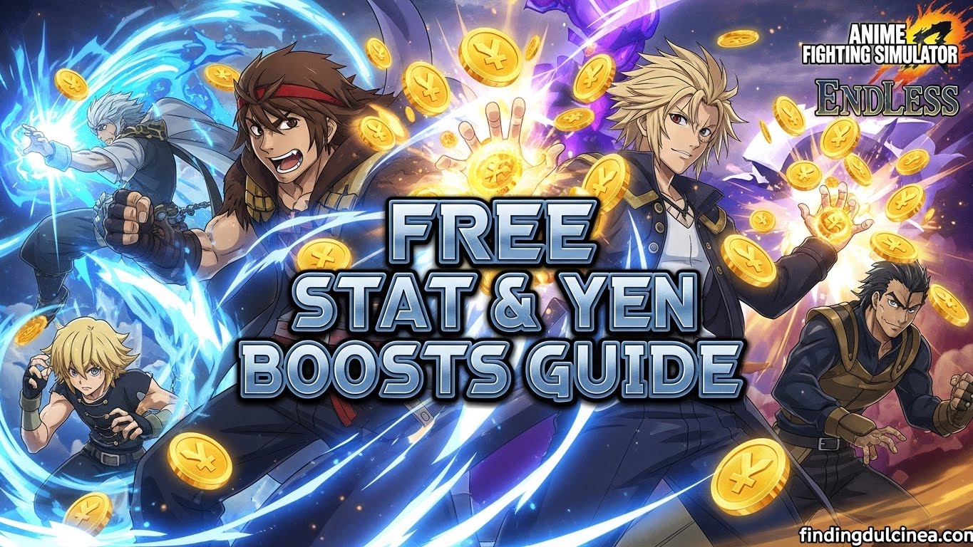 How to Get free stat and yen boosts in Anime Fighting Simulator Endless