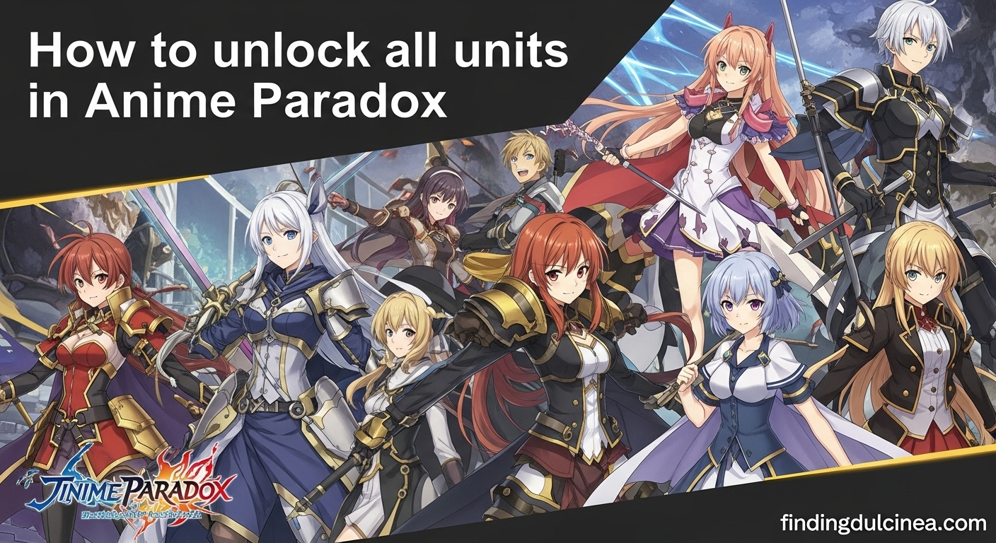 How to unlock all units in Anime Paradox