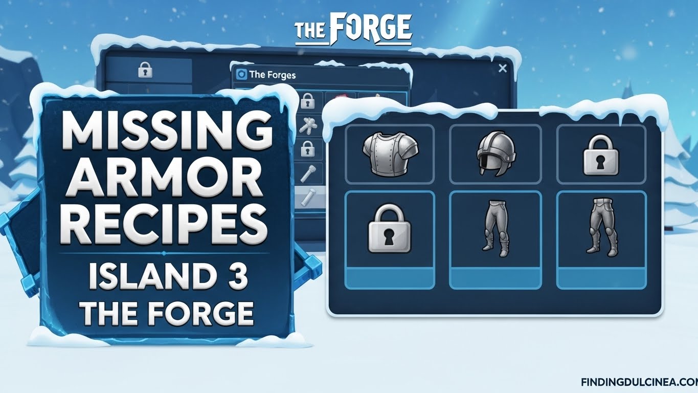 Missing Armor Recipes Island 3 The Forge