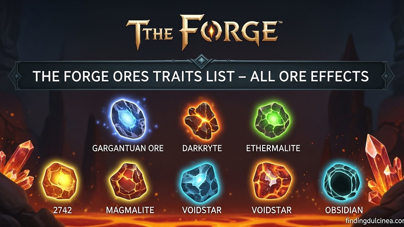 Ores Traits in The Forge