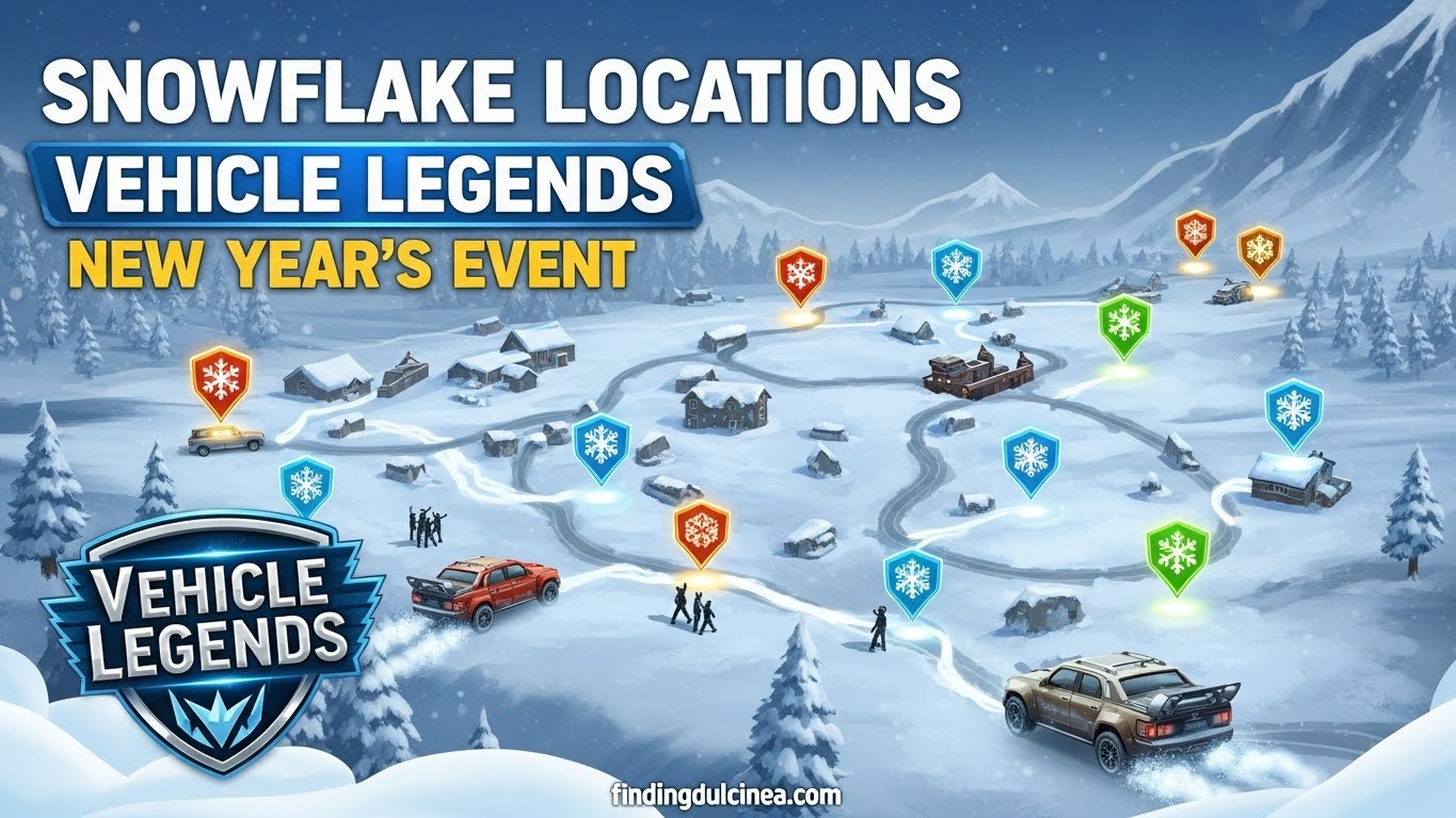 Snowflake Locations In Vehicle Legends New Year's Event