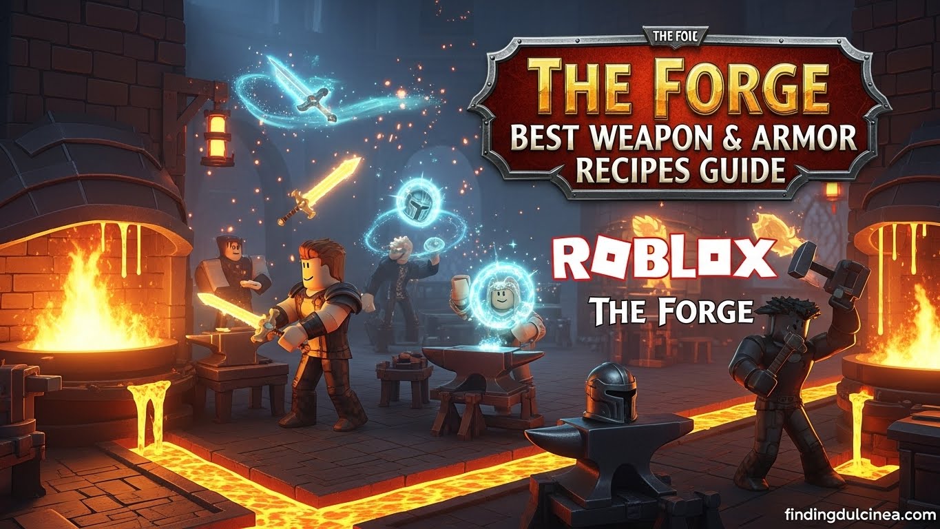The Forge Best Weapon & Armor Recipes Guide