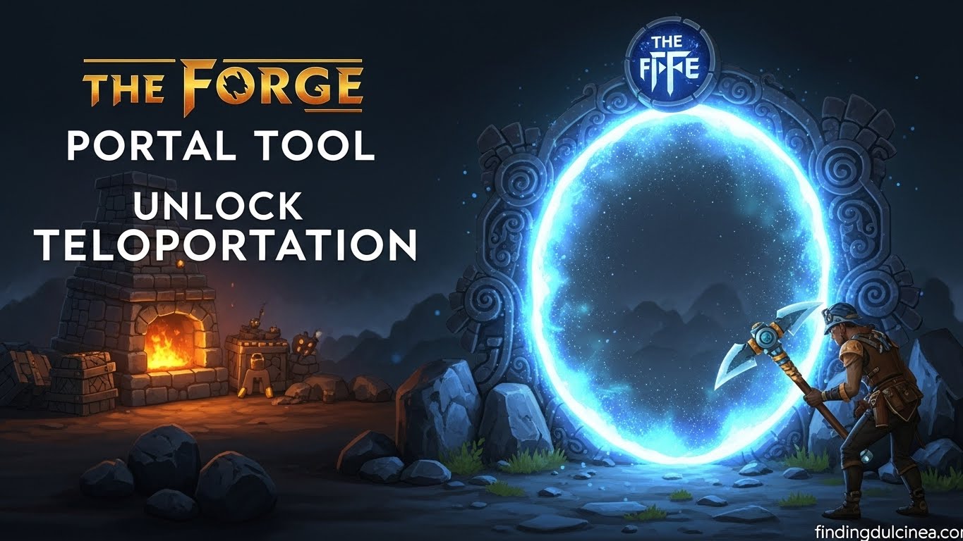 The Forge Portal Tool Unlock Teleportation Guide