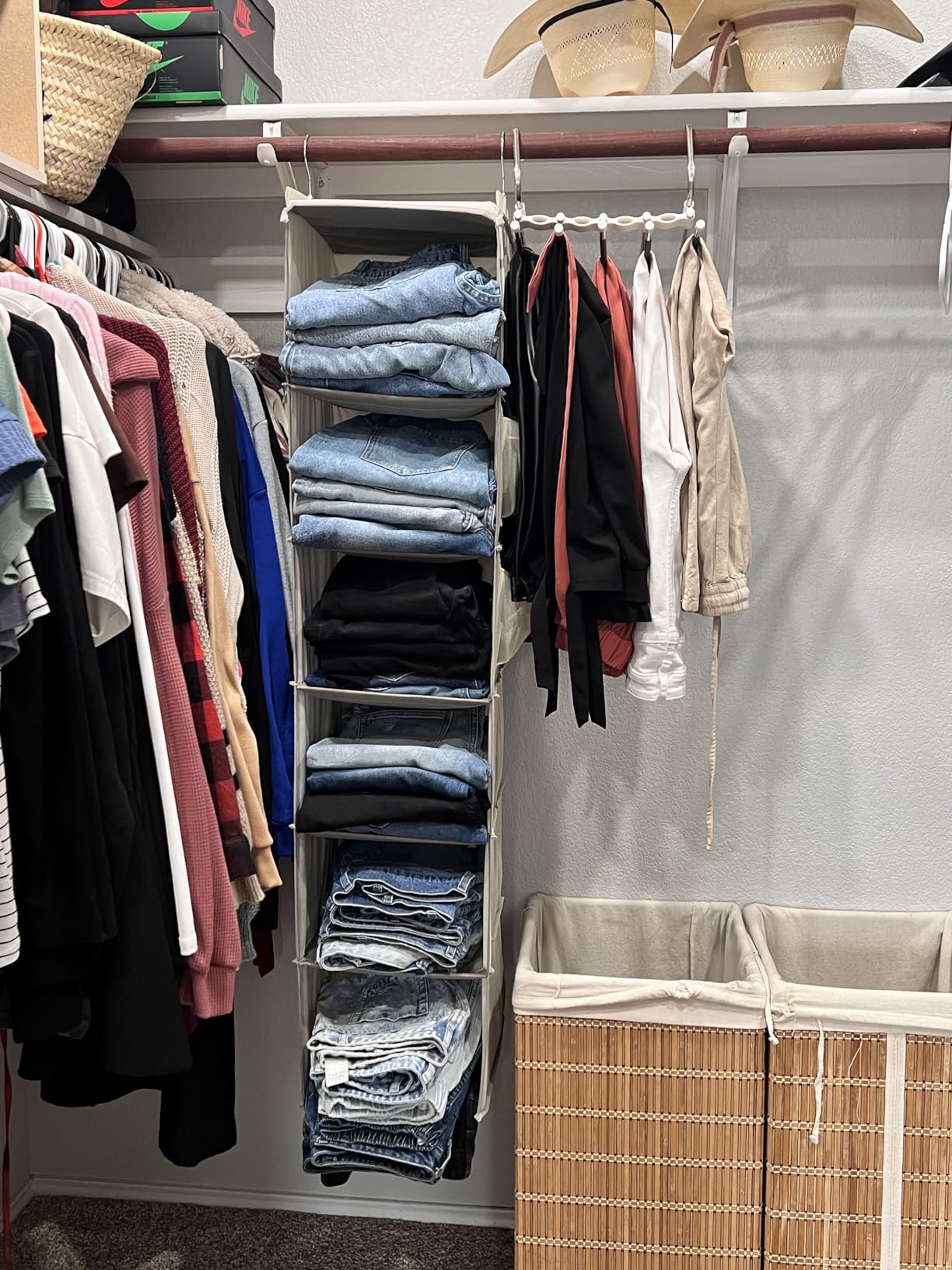 YOUDENOVA 6-Shelf Hanging Closet Organizer Review: My 30-Day Experience – Review Image
