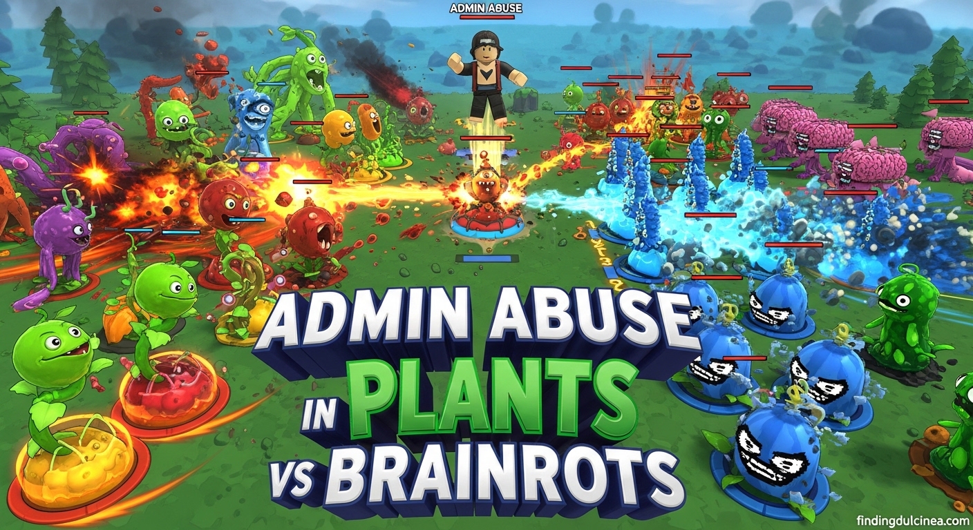 Admin Abuse in Plants vs Brainrots