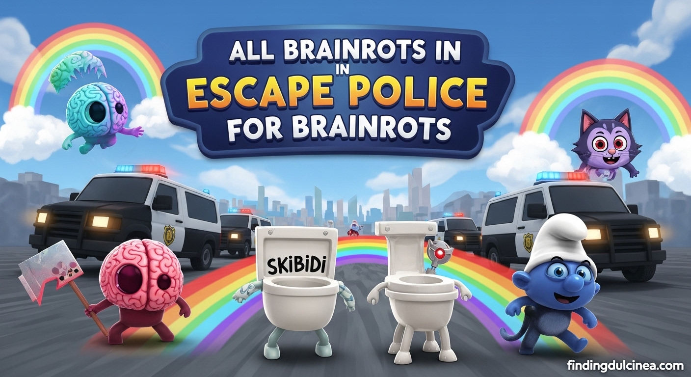All Brainrots in Escape Police For Brainrots